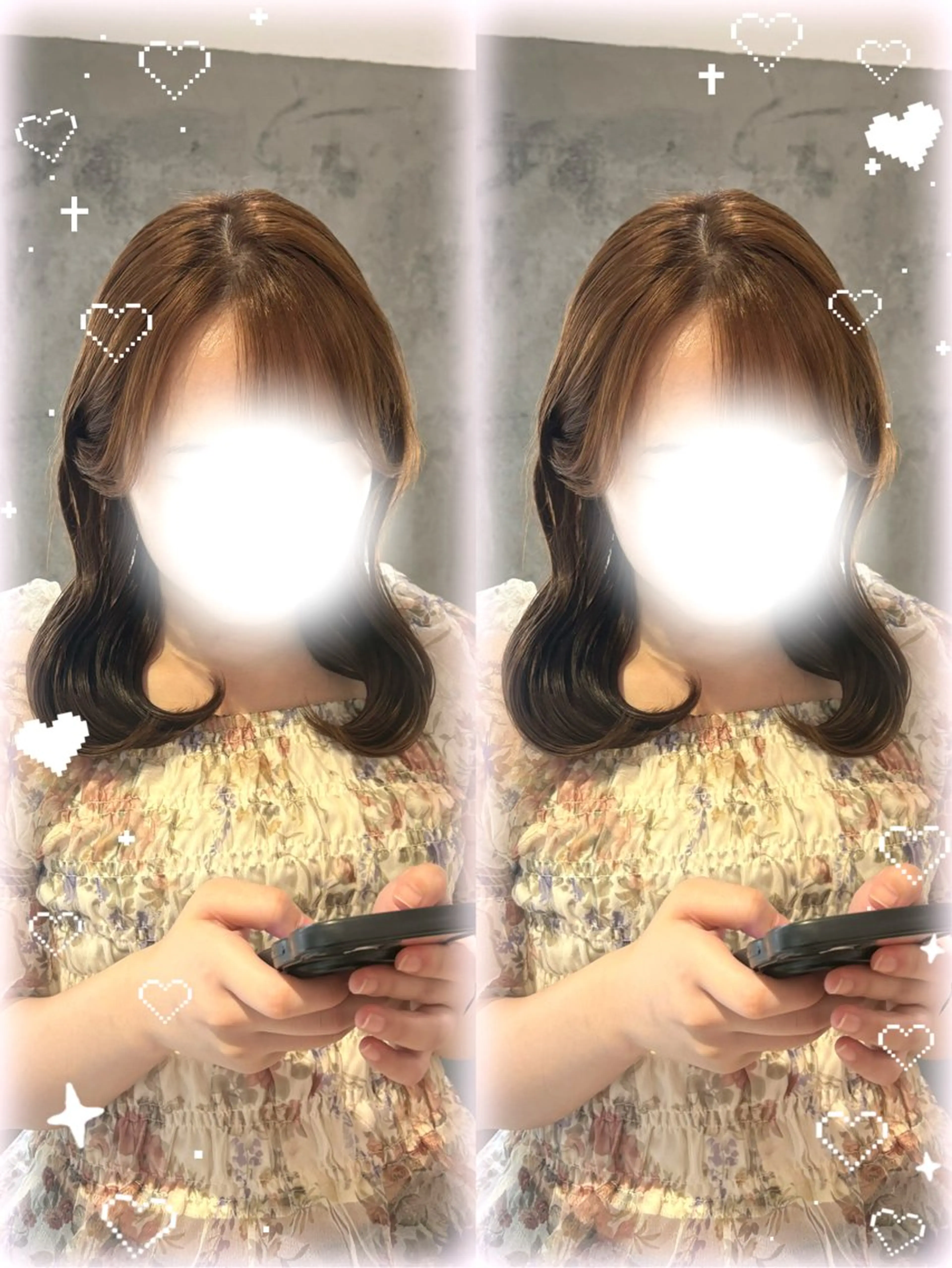 セミロング ヘアアレンジ ヘアセット 縮毛矯正/お呼ばれ ヘア/ヘアメ｜あまにのヘアスタイル