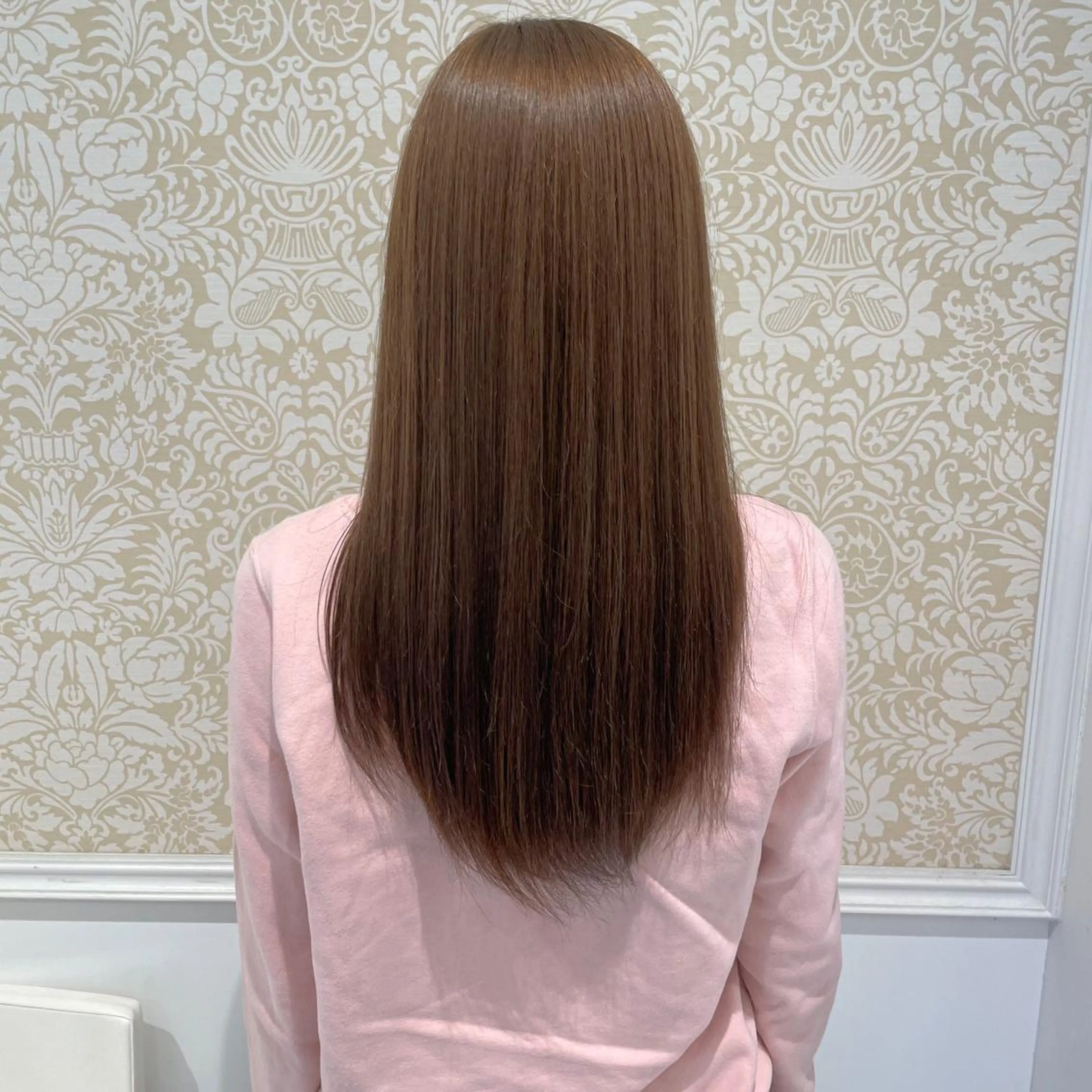ロング カラー カット ヘアカラー トリートメント 暖色系カラー🍊 オオネヨシナリのヘアスタイル