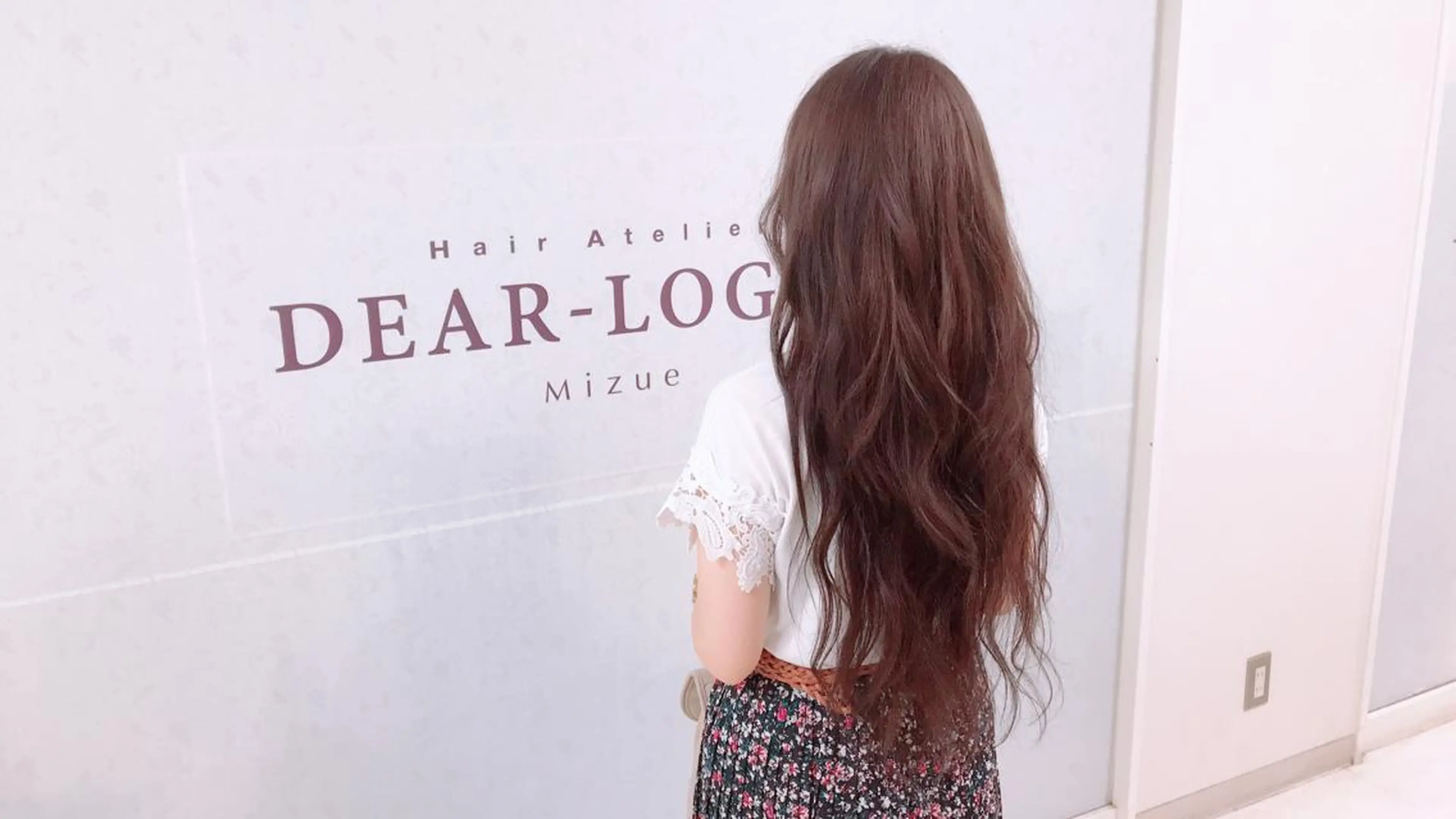 ロング カラー ブリーチ ブリーチなしカラー バイオレットカラー 中嶋 ナカジマのヘアスタイル