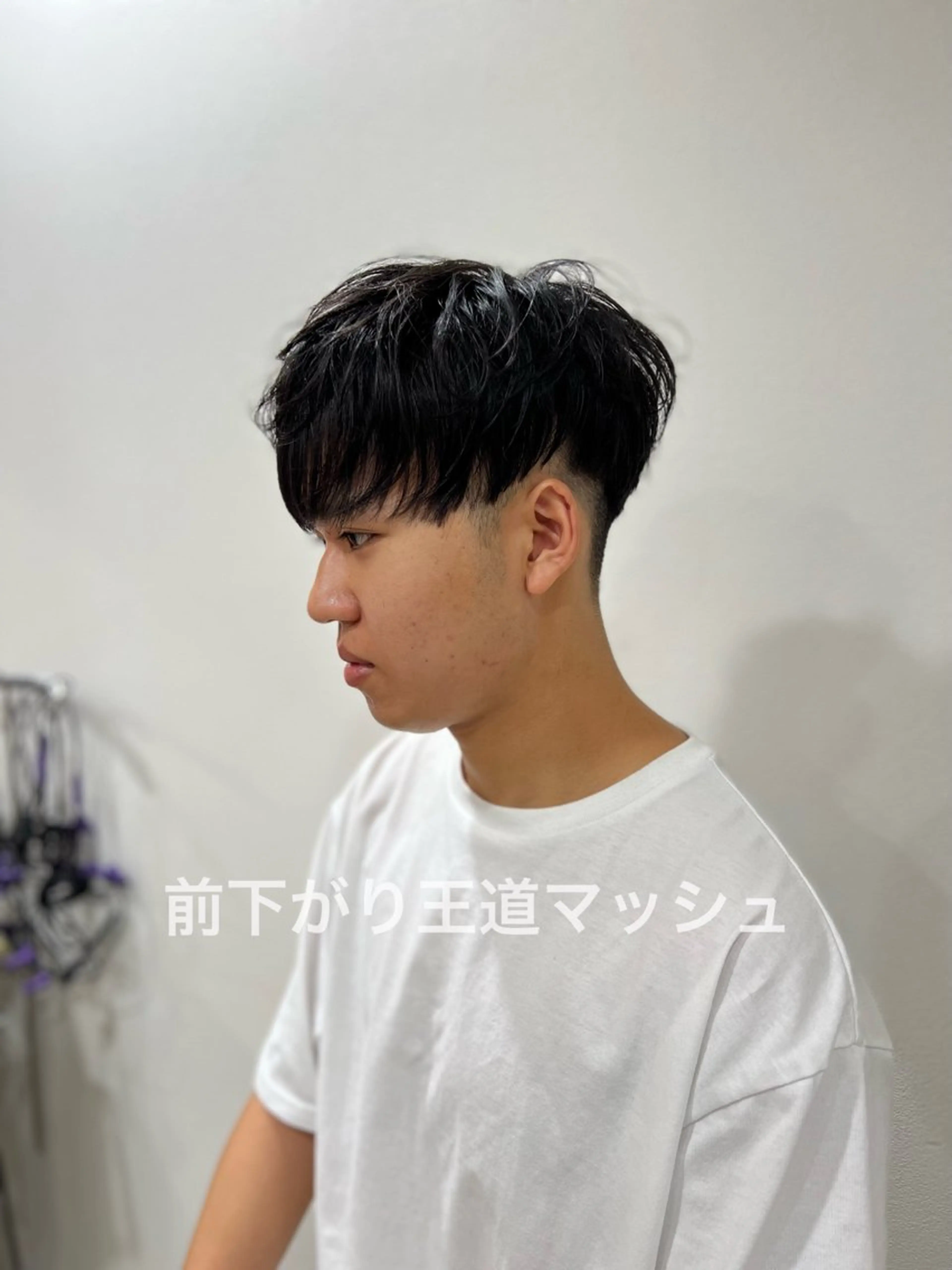 メンズ 心斎橋バレイヤージュ 小林勝貴のヘアスタイル