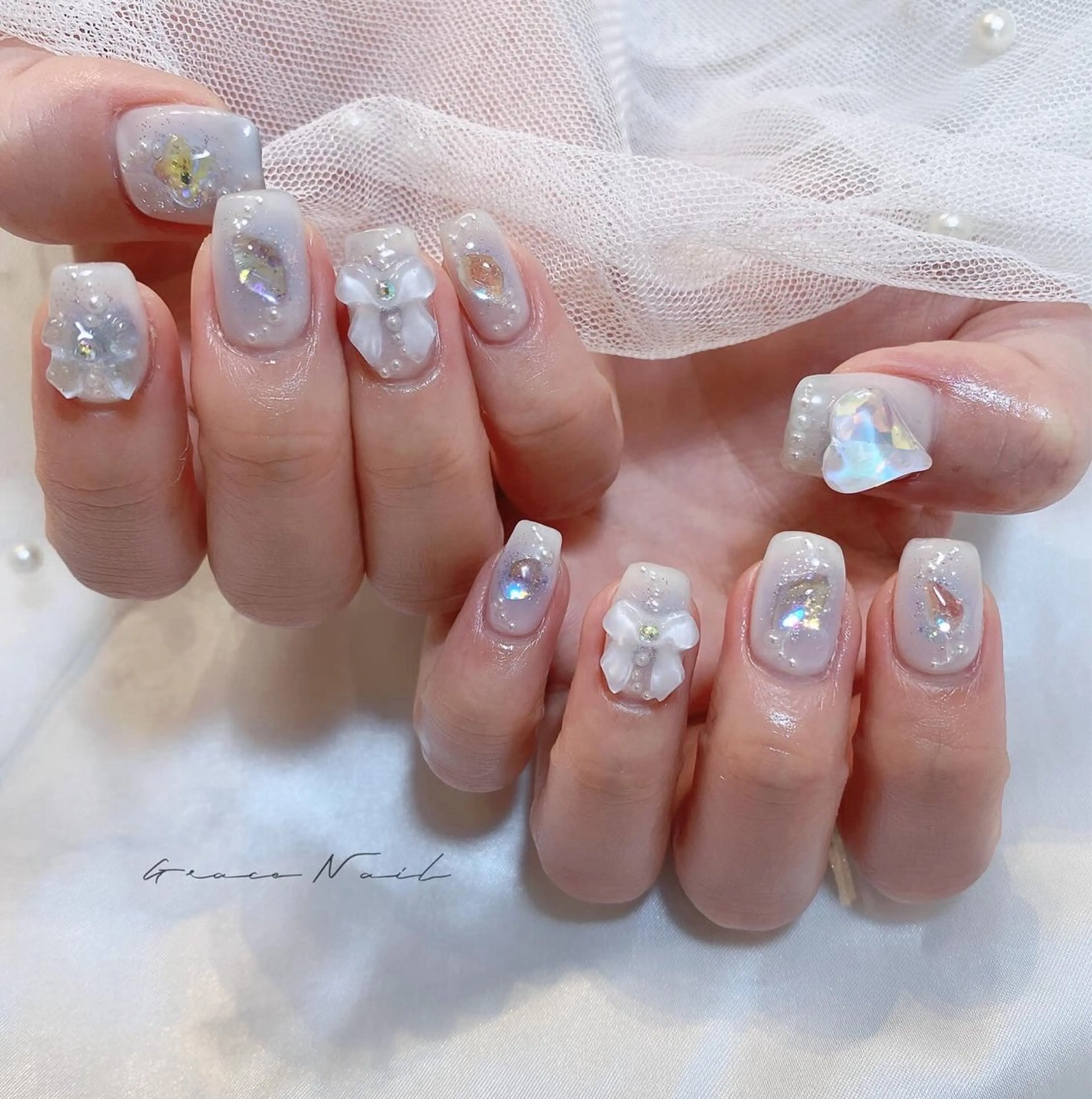 ネイル ハンドネイル ☆*｡Grace Nail｡*☆のネイルデザイン