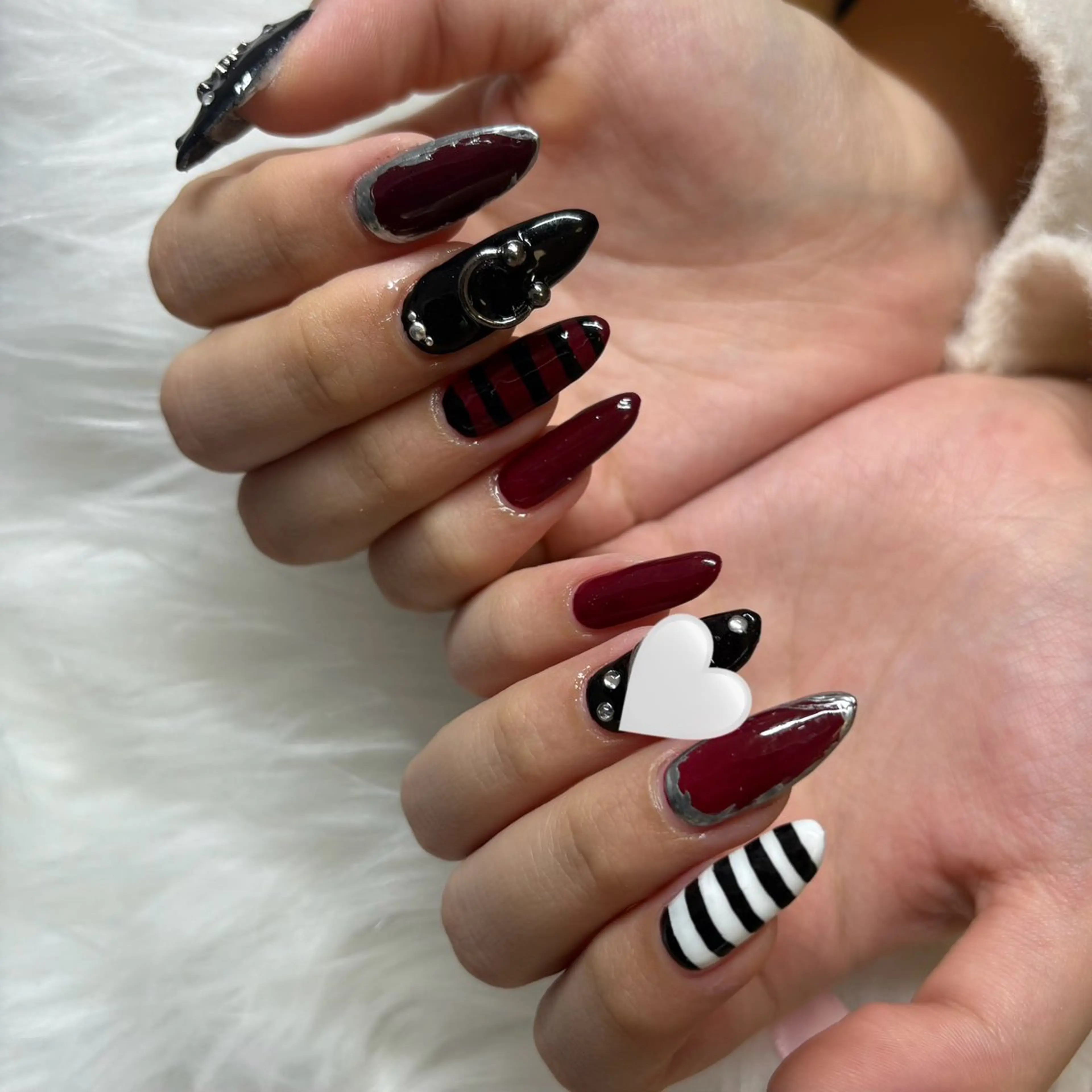 ネイル 長さ出し 持ち込み ハンドネイル Vante梅田店所属・vante_aimi .パラジェル取扱店のネイルデザイン