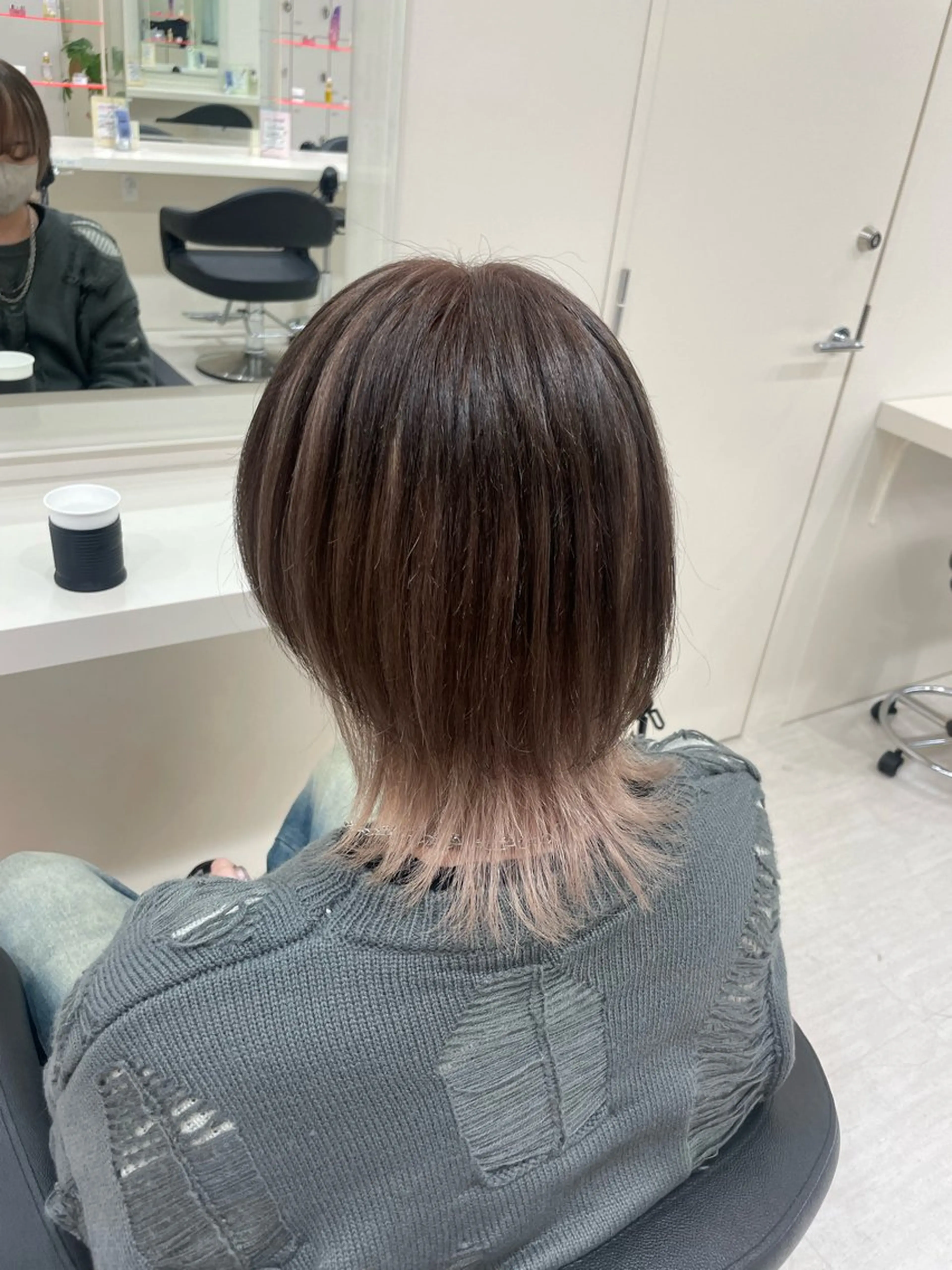ミディアム カラー メンズ ヘアカラー 🛼くすみベージュ / MEI🛼のヘアスタイル