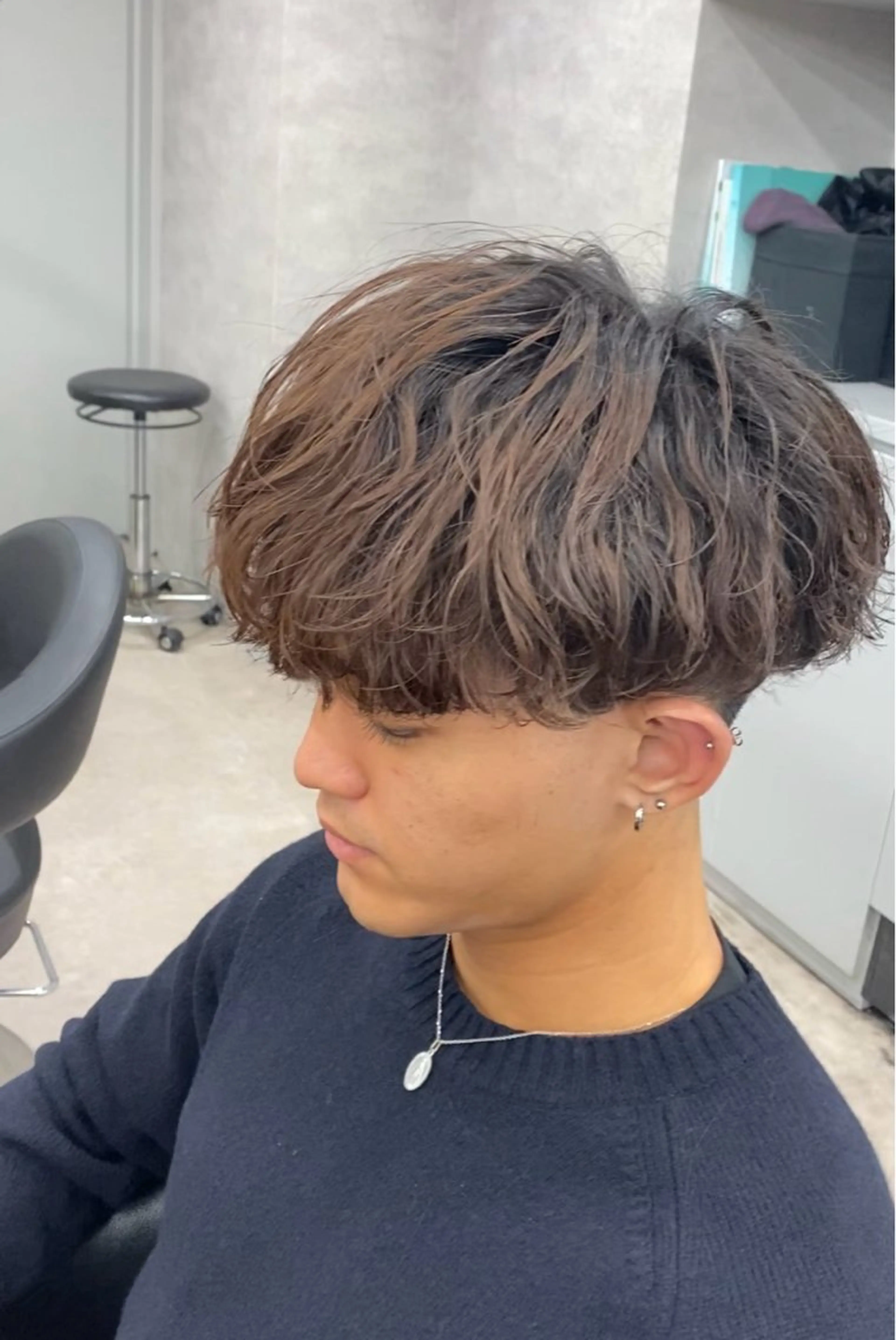 パーマ メンズ カット パーマ トリートメント ヘッドスパ ヘアセット メンズパーマ特化/ Tsubasaのヘアスタイル