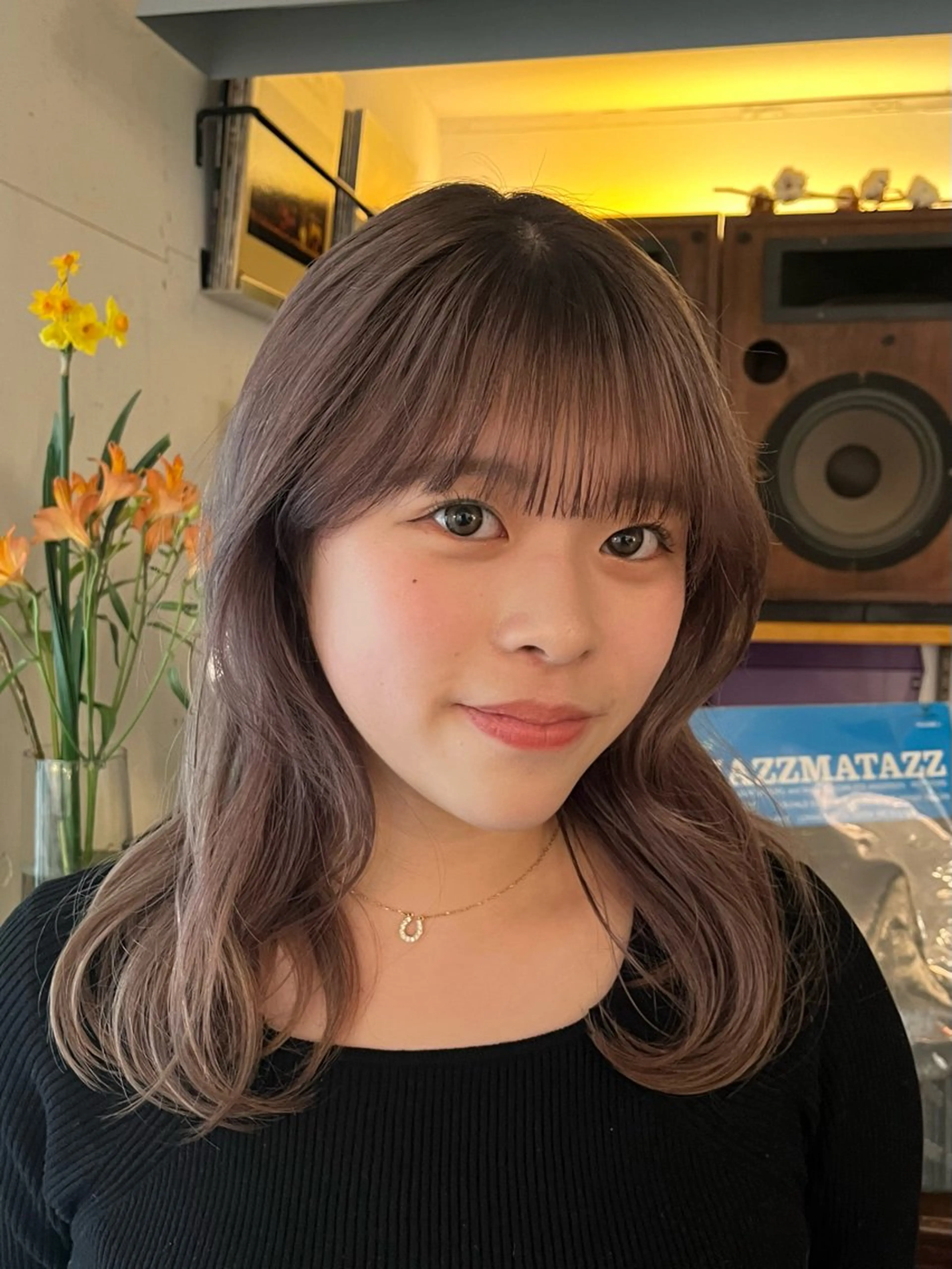 ミディアム カラー ブリーチなし/透明感 /ショート/大世のヘアスタイル