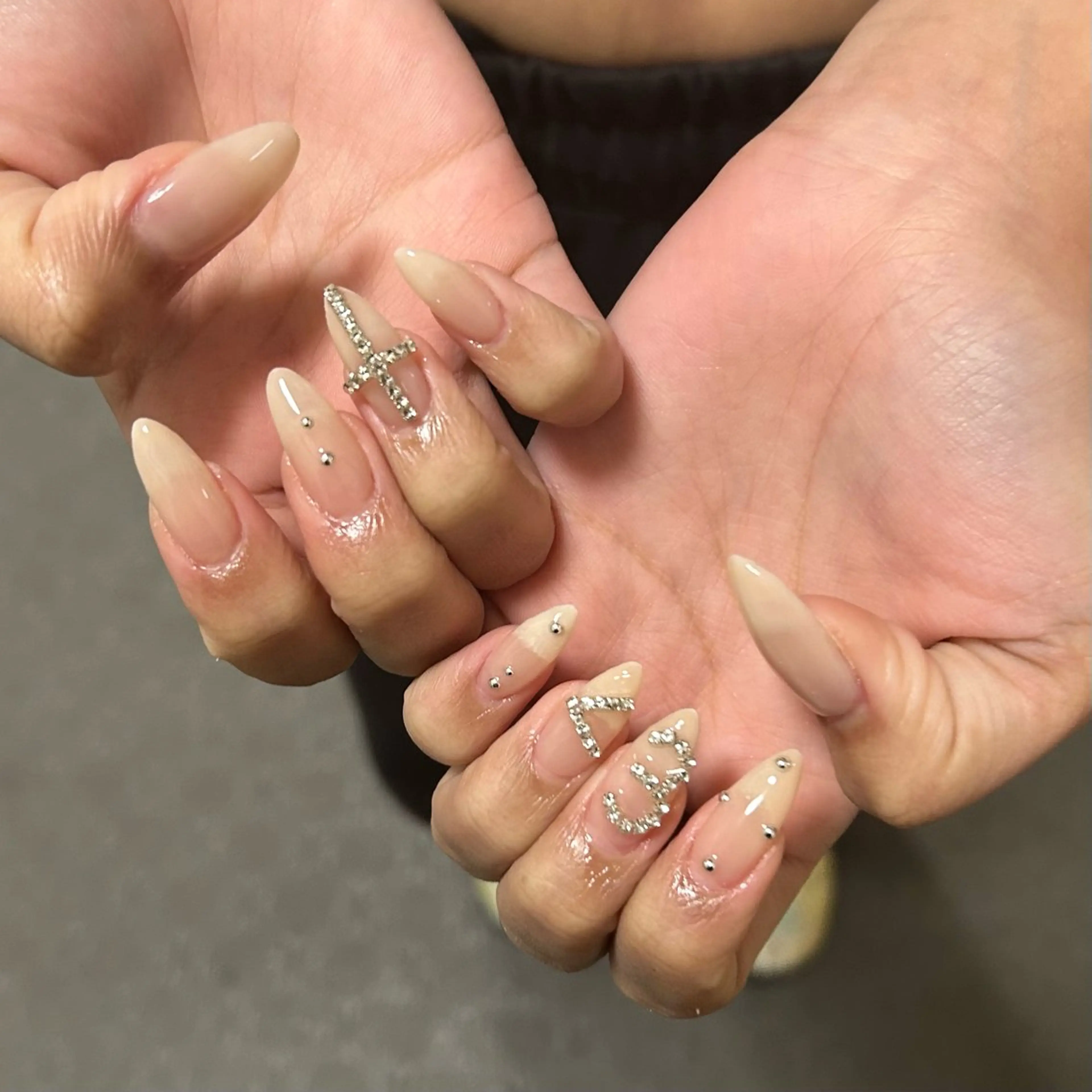 ネイル ハート 韓国ネイル れでぃん nail❤︎のネイルデザイン