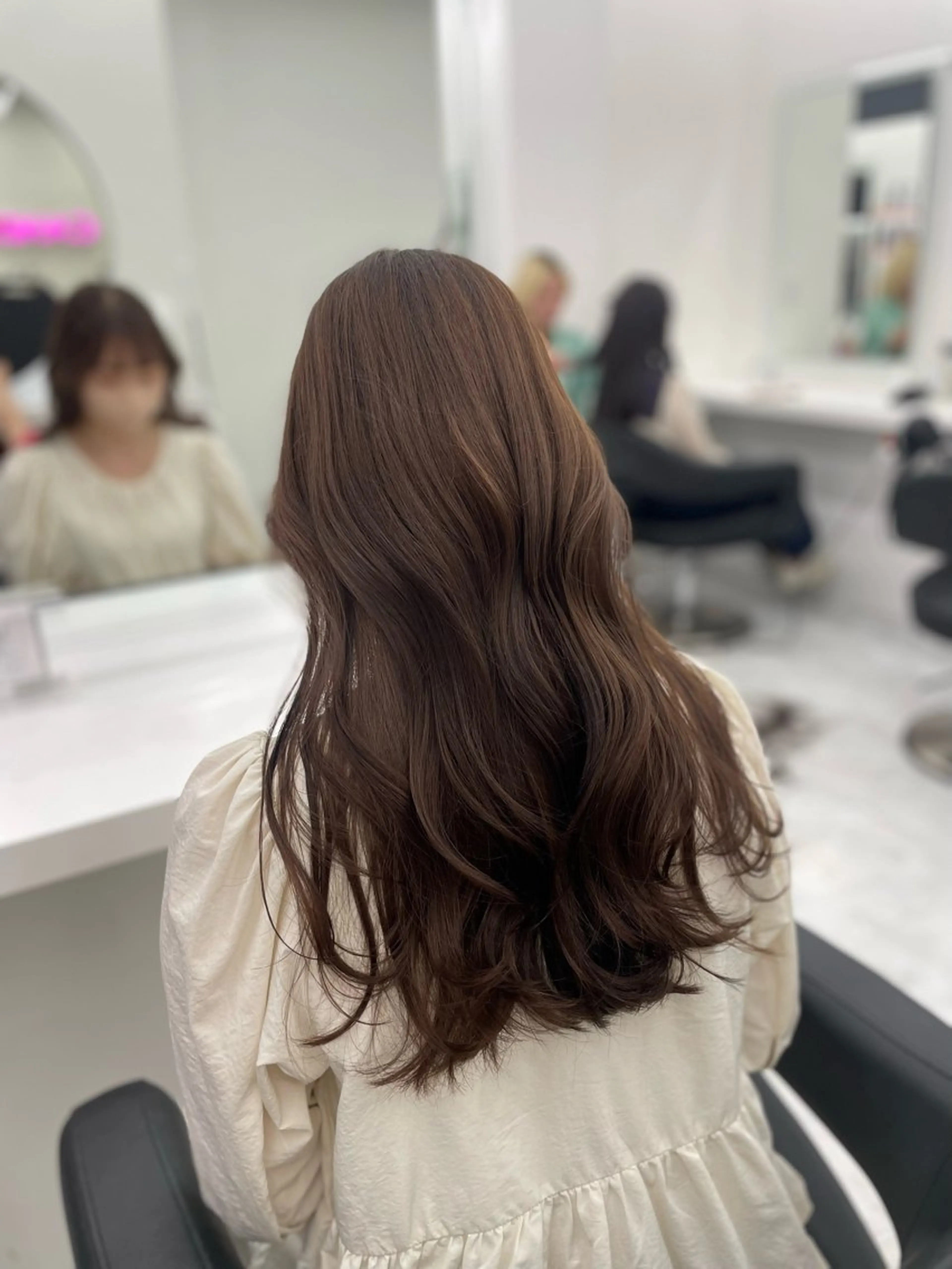 ロング カット ヘアカラー トリートメント ヘアセット GO TODAY SHAiR SALON所属・🤍韓国トレンド ヘア🤍miku🤍のヘアスタイル