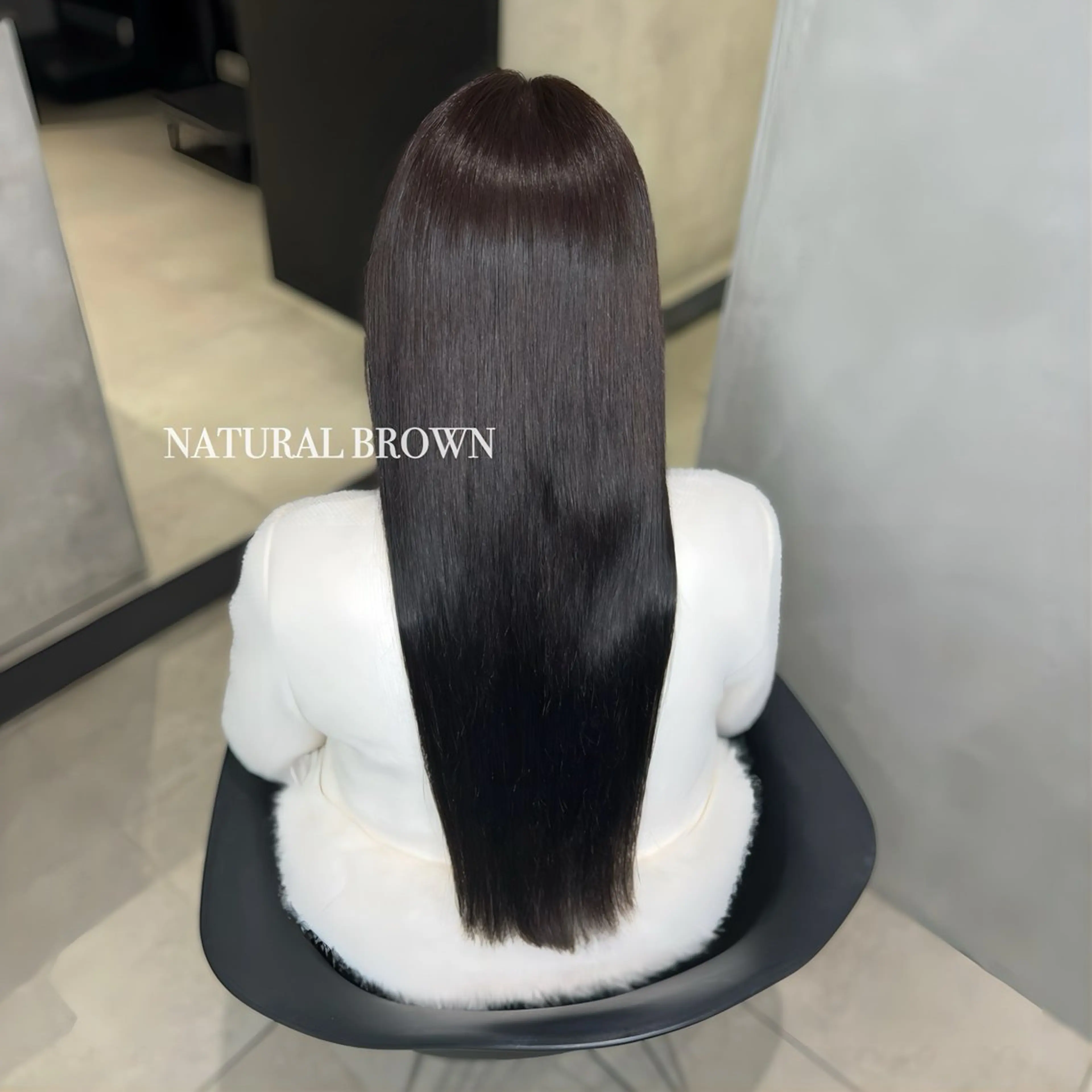 ロング カラー ブラウンカラー 大阪 梅田/ ハイトーン/エクステのヘアスタイル