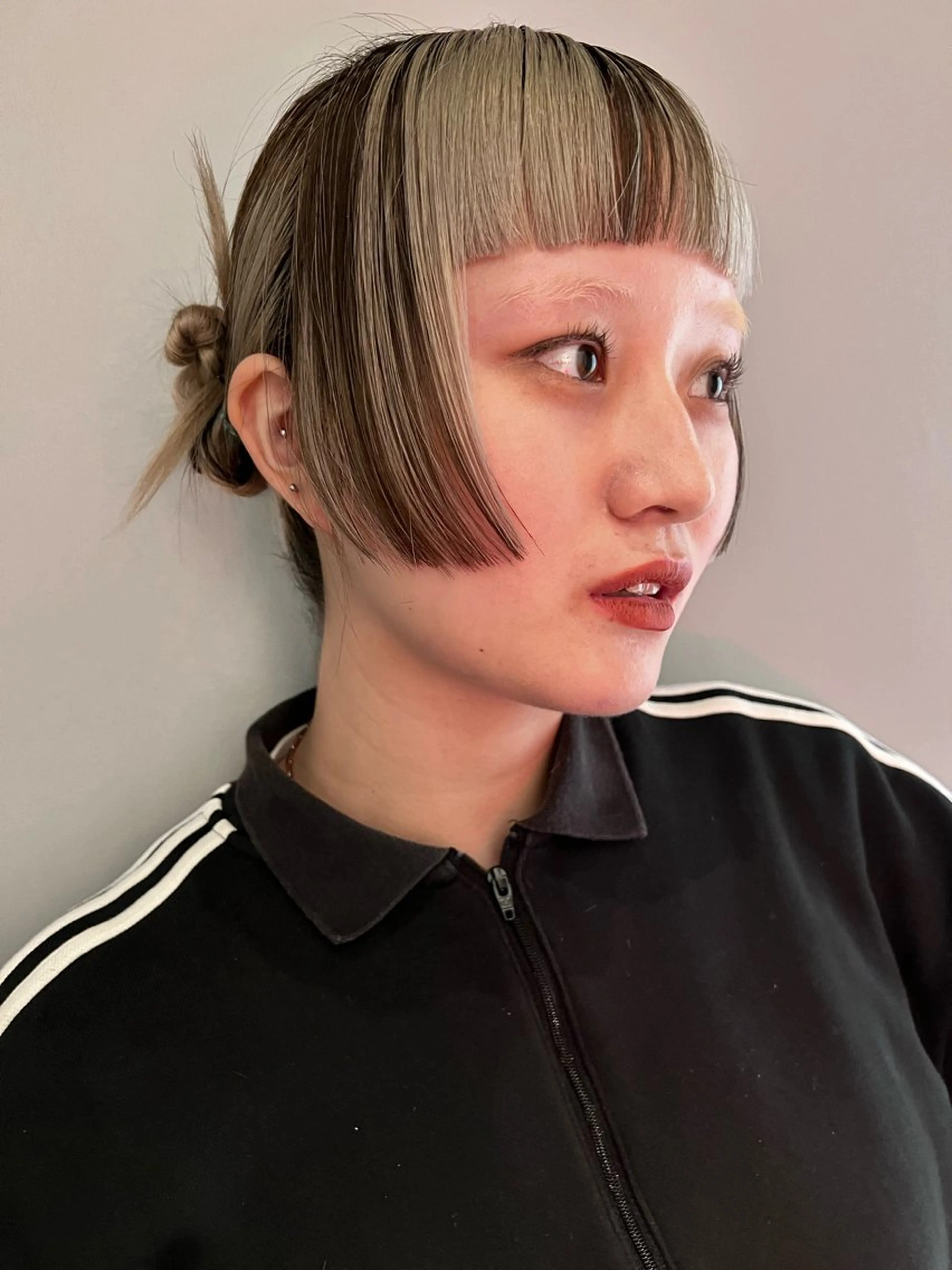 ミディアム カラー haco＋所属・圧倒的デザイン力 店長🎨RENAのヘアスタイル