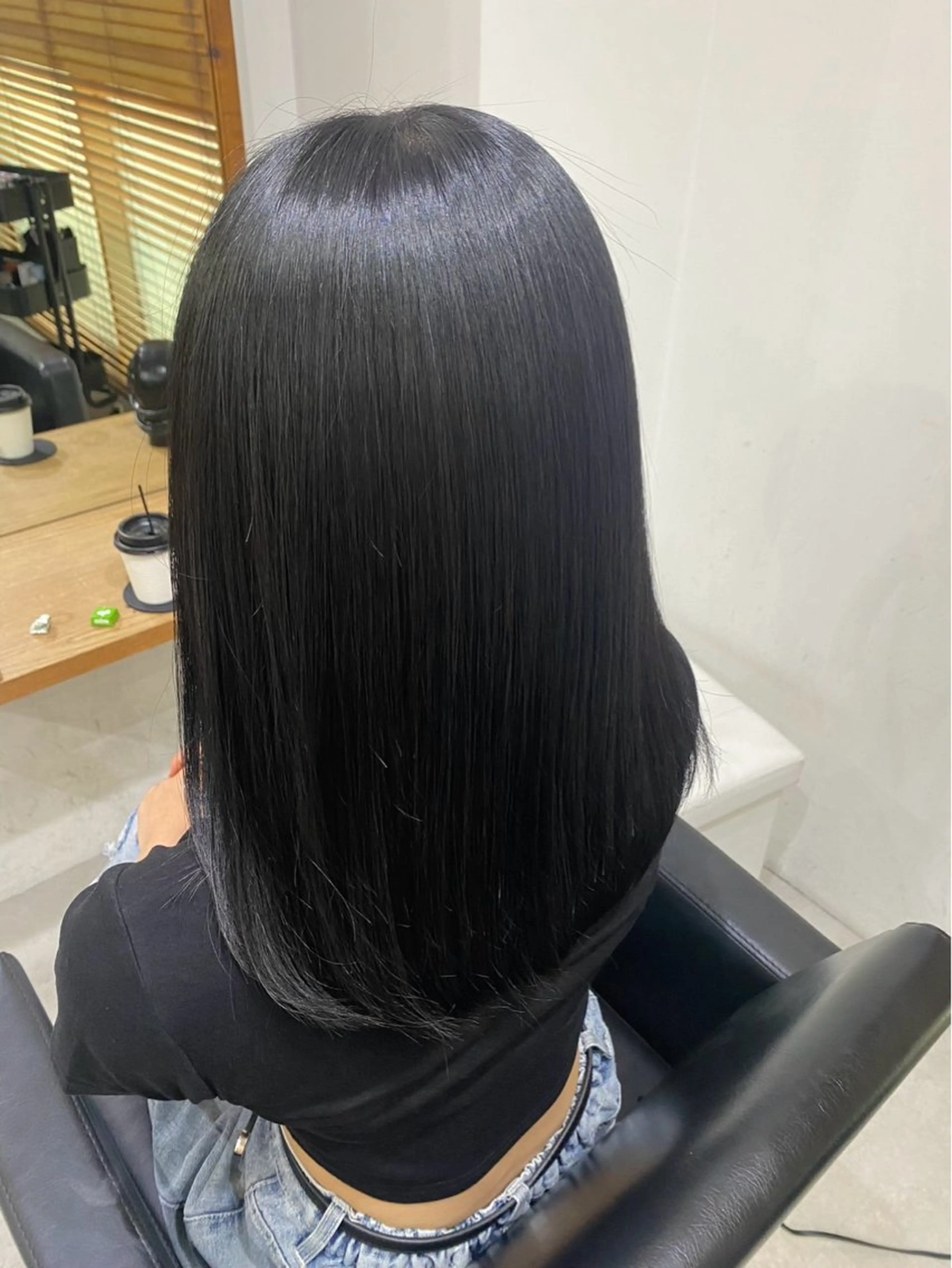 セミロング 🦋酸性ストレート 艶髪 RISA🦋のヘアスタイル