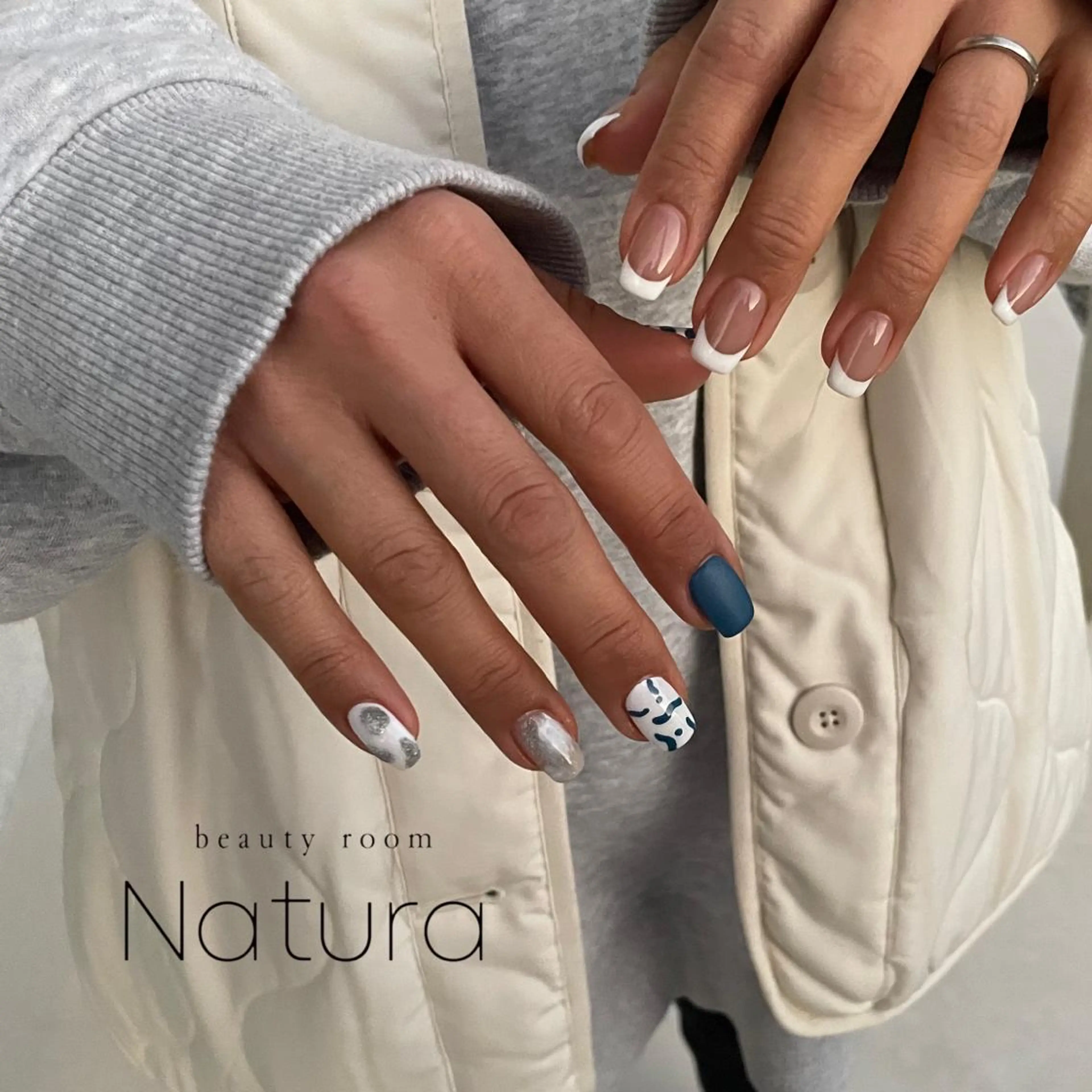 ネイル マツエク・マツパ アイブロウ ハンドネイル beautyroom Naturaのネイルデザイン