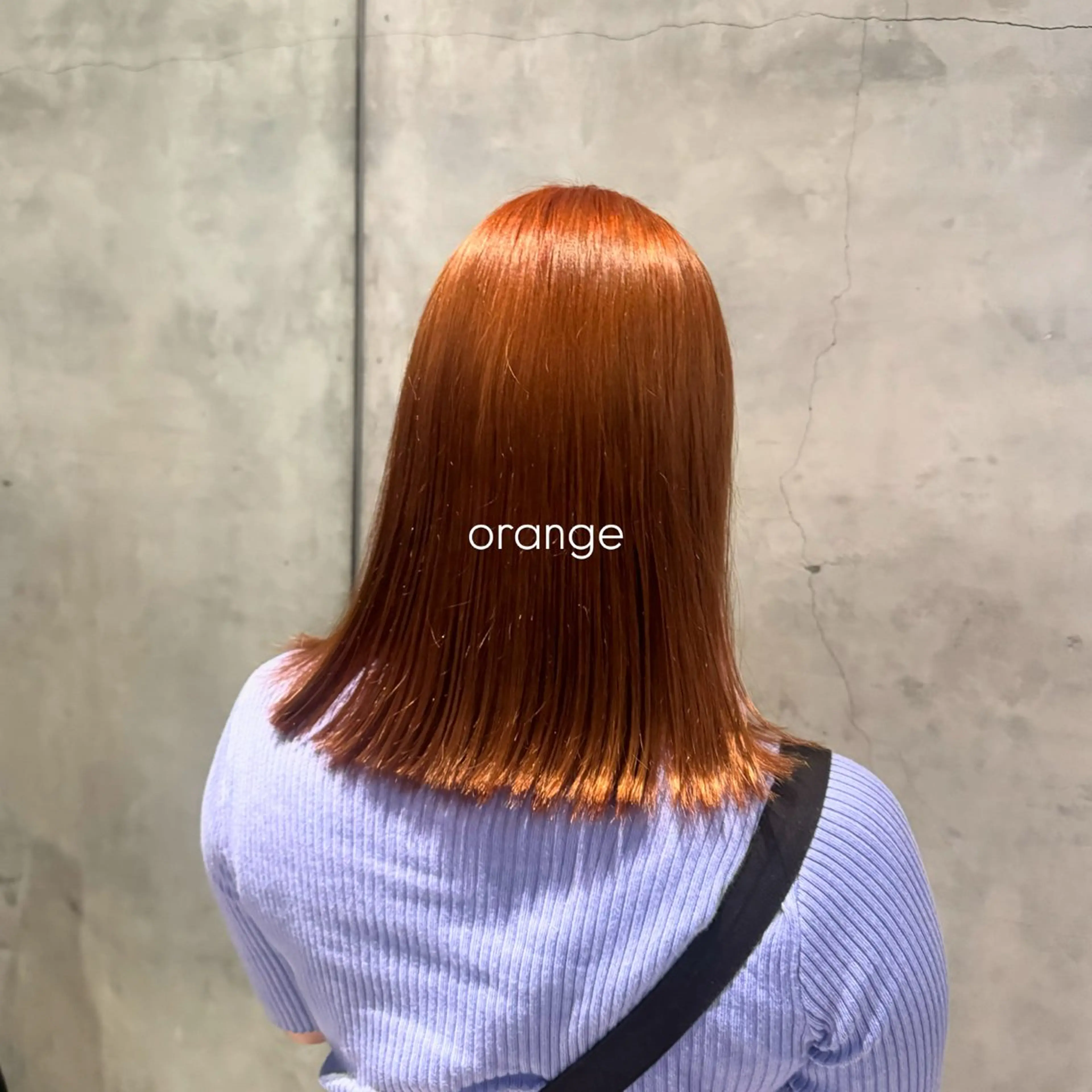 カラー ダブルカラー/暖色/ オレンジ🍊ゆーなのヘアスタイル
