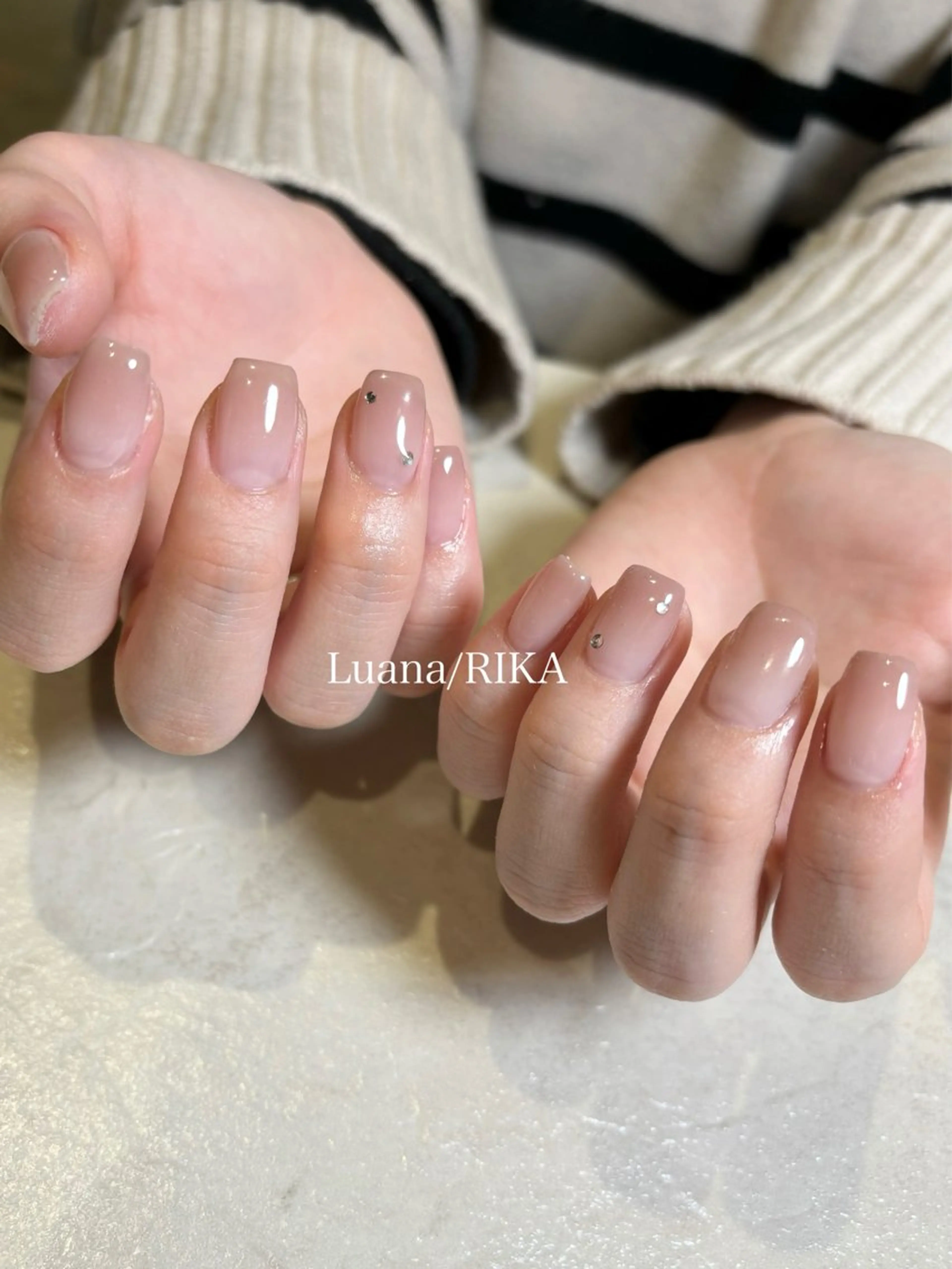 ネイル グラデーション ハンドネイル Nail Salon Luana Rikaのネイルデザイン