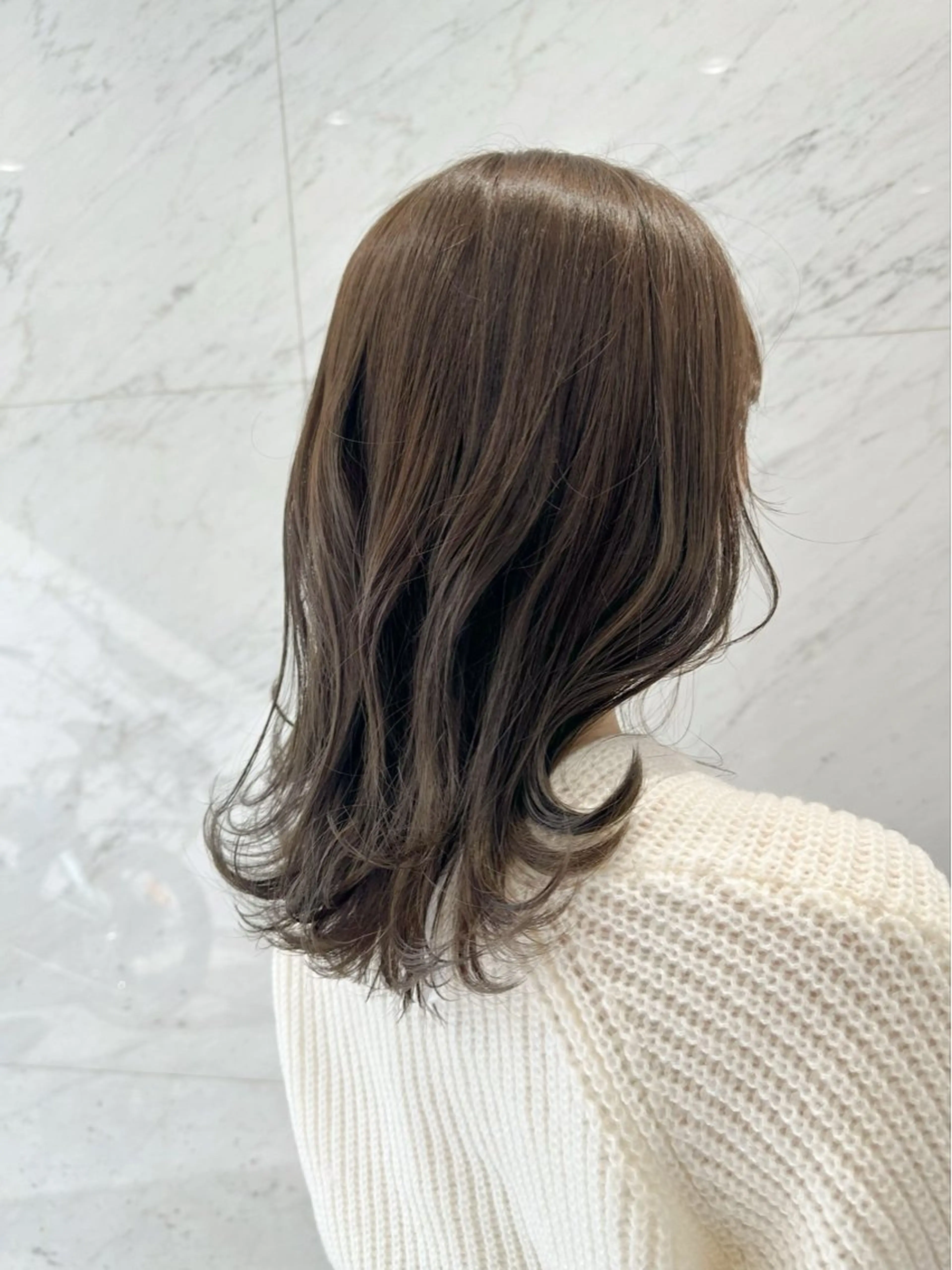 ミディアム カラー カット ヘアカラー トリートメント Bei Licoldo.Atole【ベイ リコルド アトリ】所属・古田 昂也のヘアスタイル