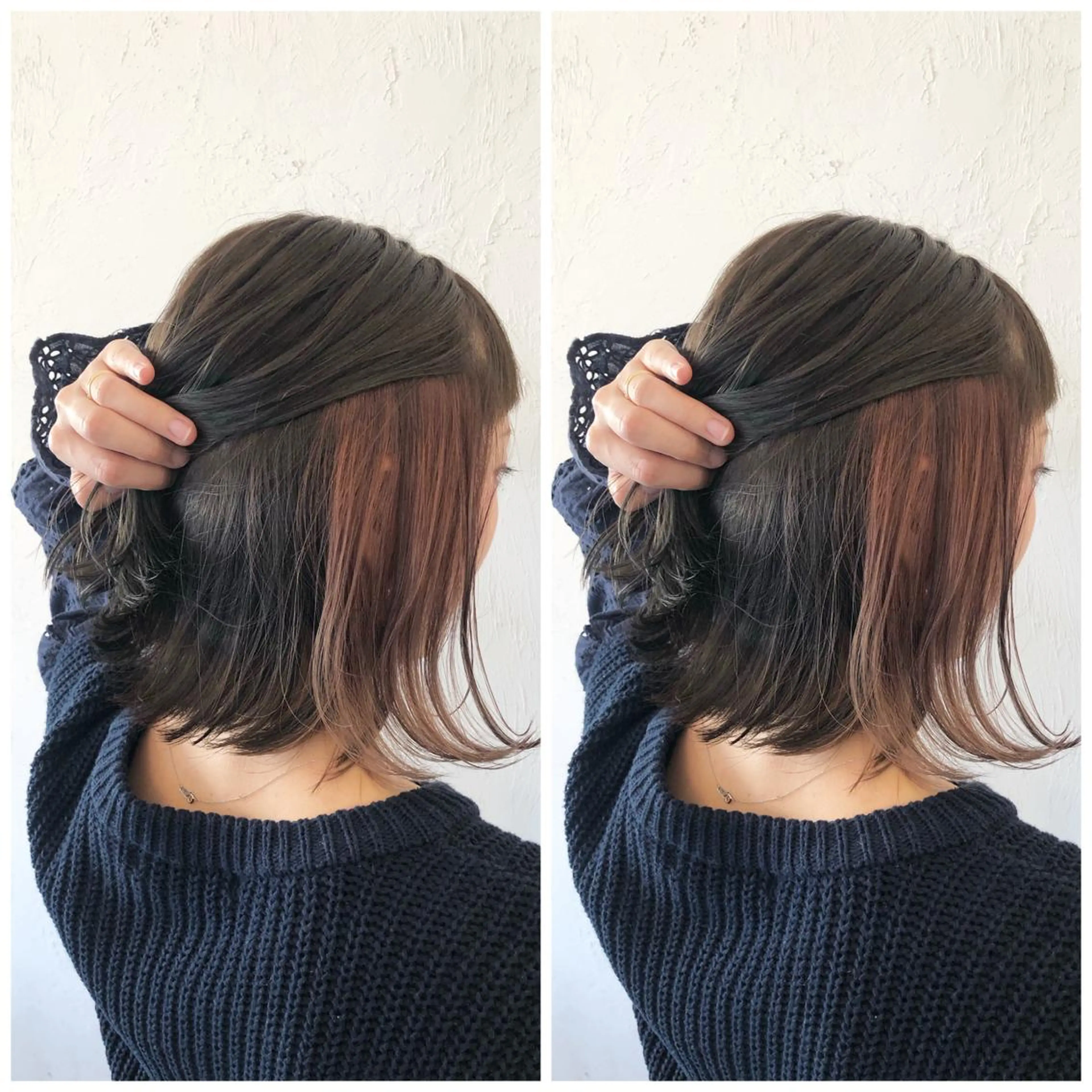 ミディアム カラー グレージュ インナーカラー ピンクカラー カット ヘアカラー トリートメント バレイヤージュカラー 特化美容師✨星皓太のヘアスタイル