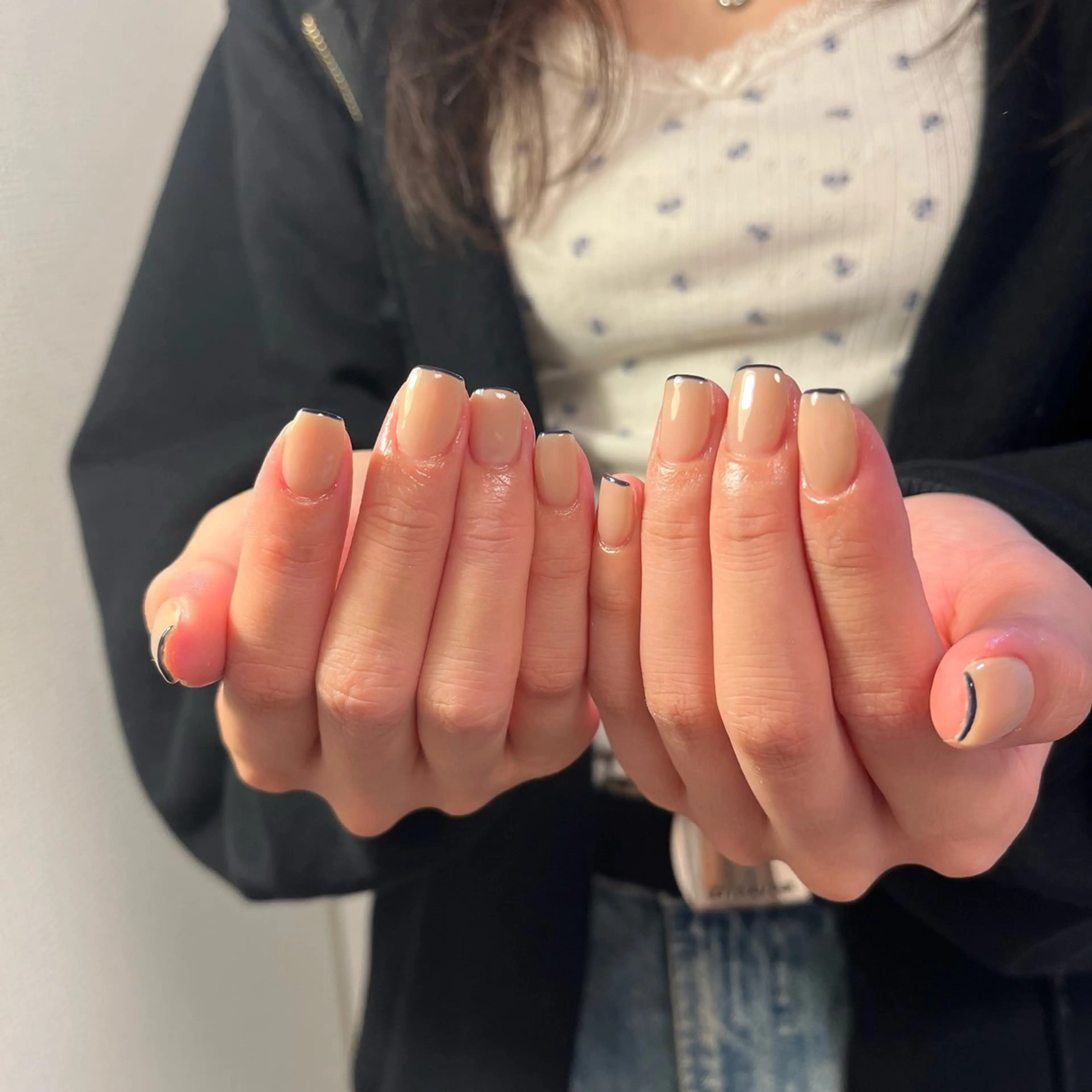 ㊗️5月New Open記念価格✨就活生・主婦さん応援📢🤍グラデーション・チーク・スキニーフレンチ(オフあり)🍃の写真