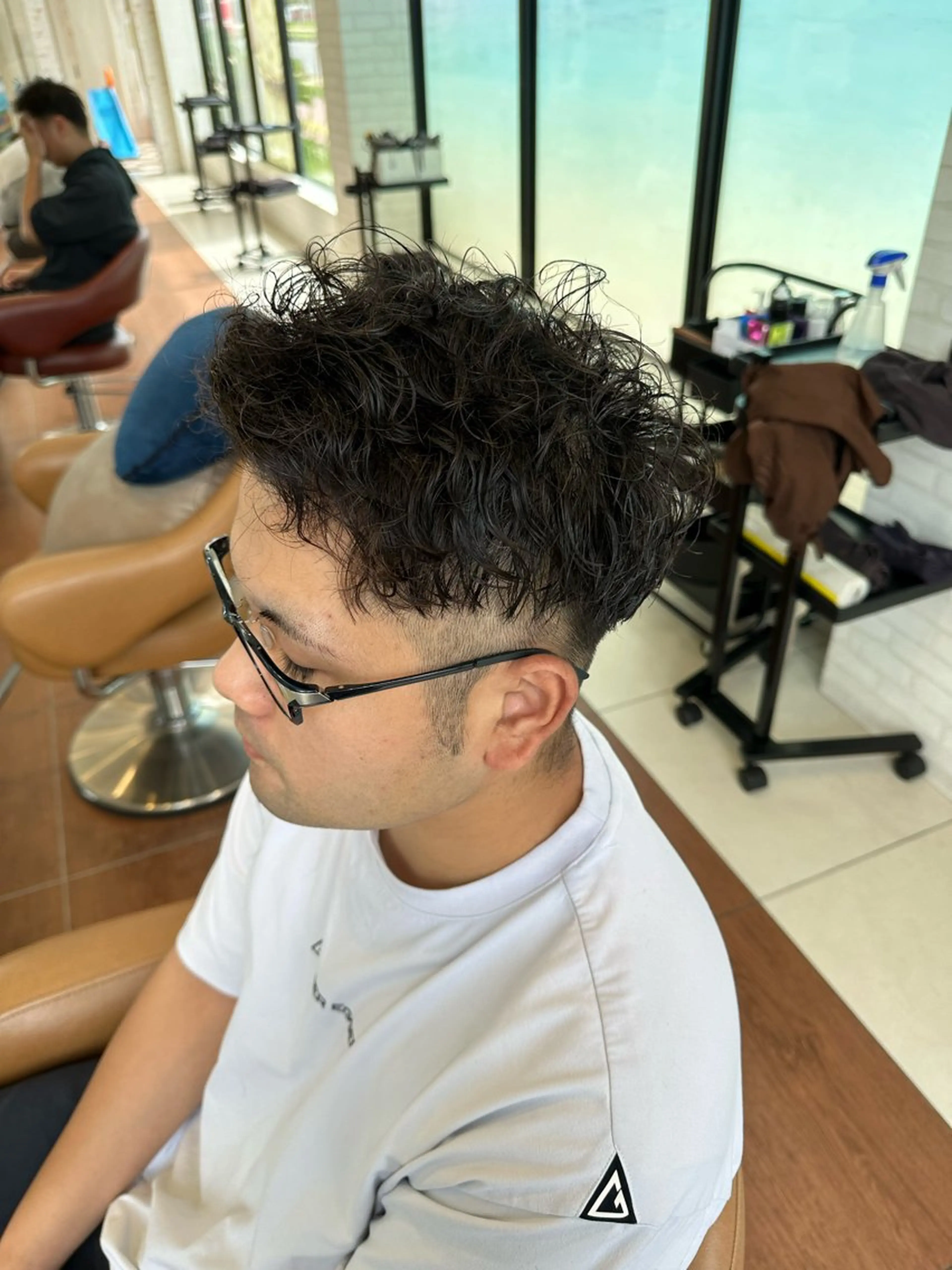カラー パーマ パーマ 西方 歩乃佳のヘアスタイル