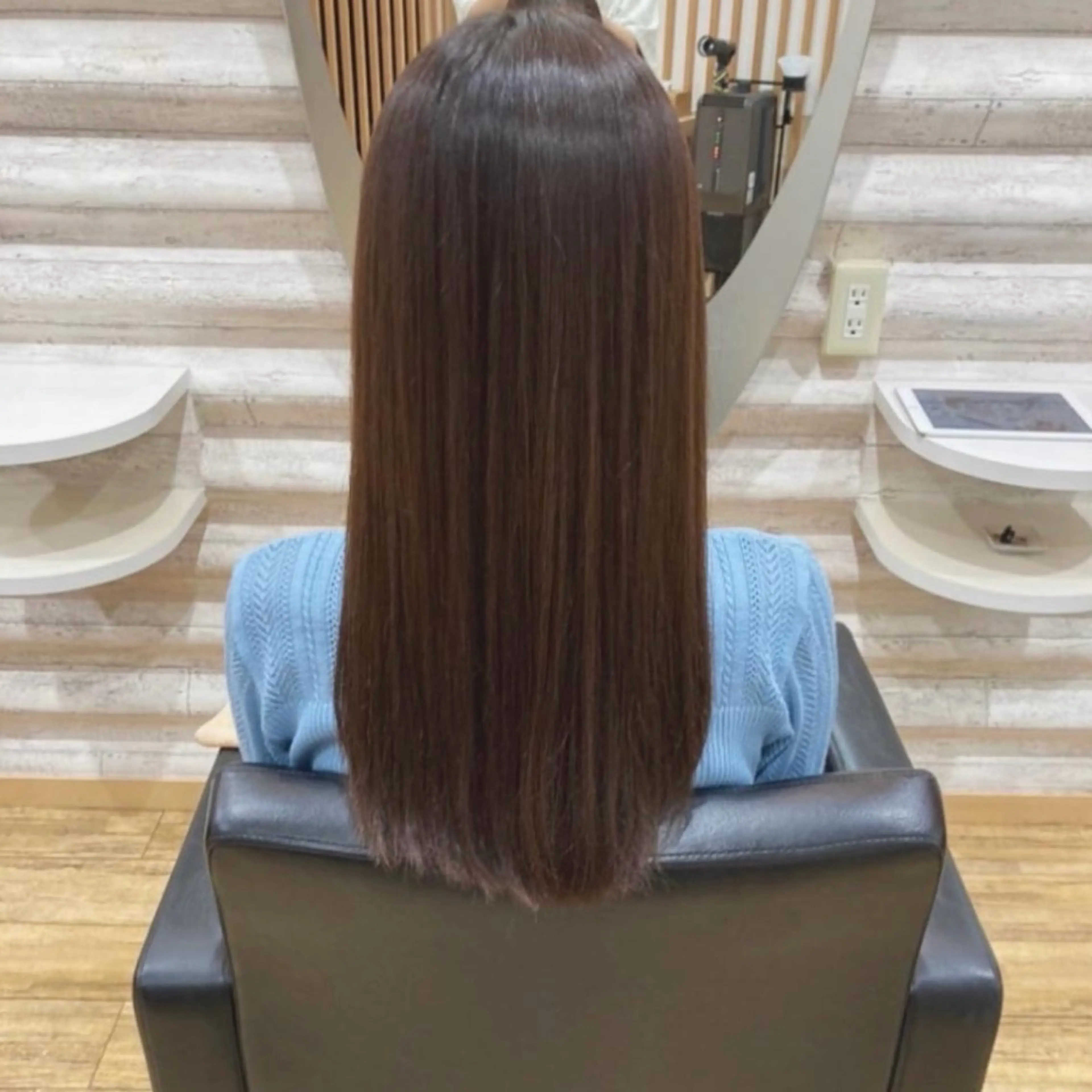 ロング カラー 髪質改善 トリートメント 艶の専門店/髪質改善 ×酸熱カラー/KONのヘアスタイル