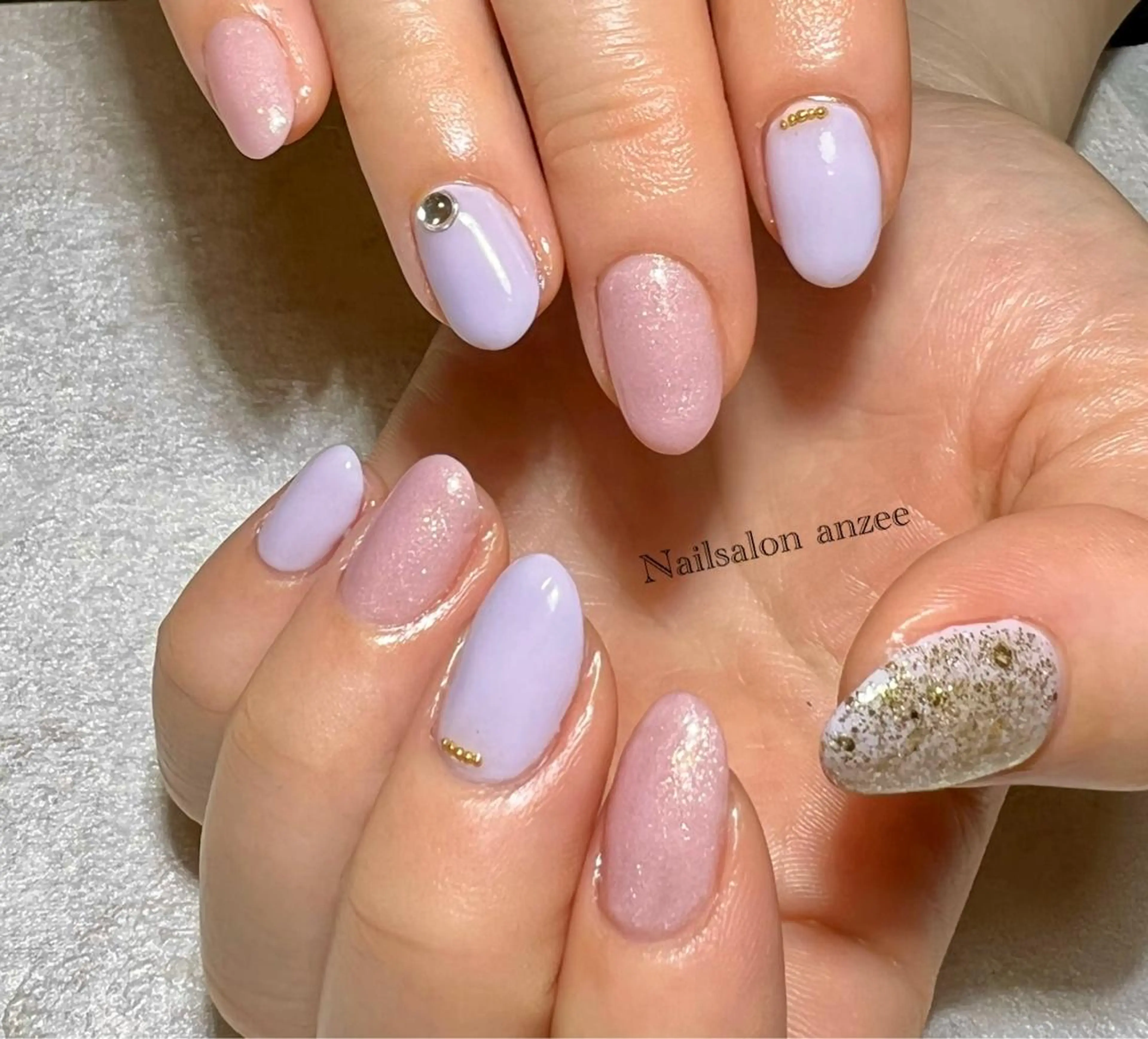 ミディアム ネイル sp anzeeのネイルデザイン