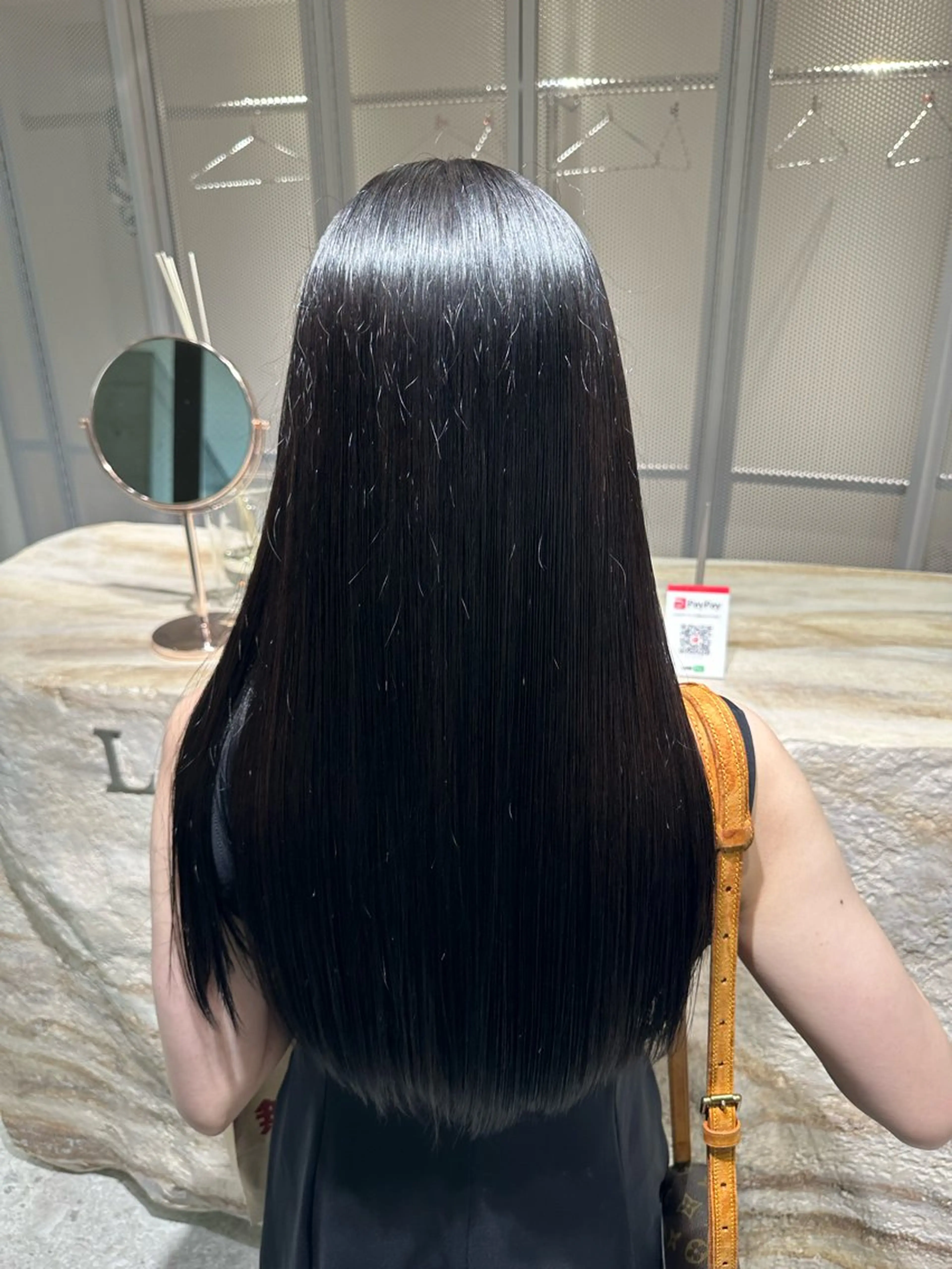ロング ヘアカラー トリートメント ✨髪質改善特化✨副 店長椎葉信乃介のヘアスタイル