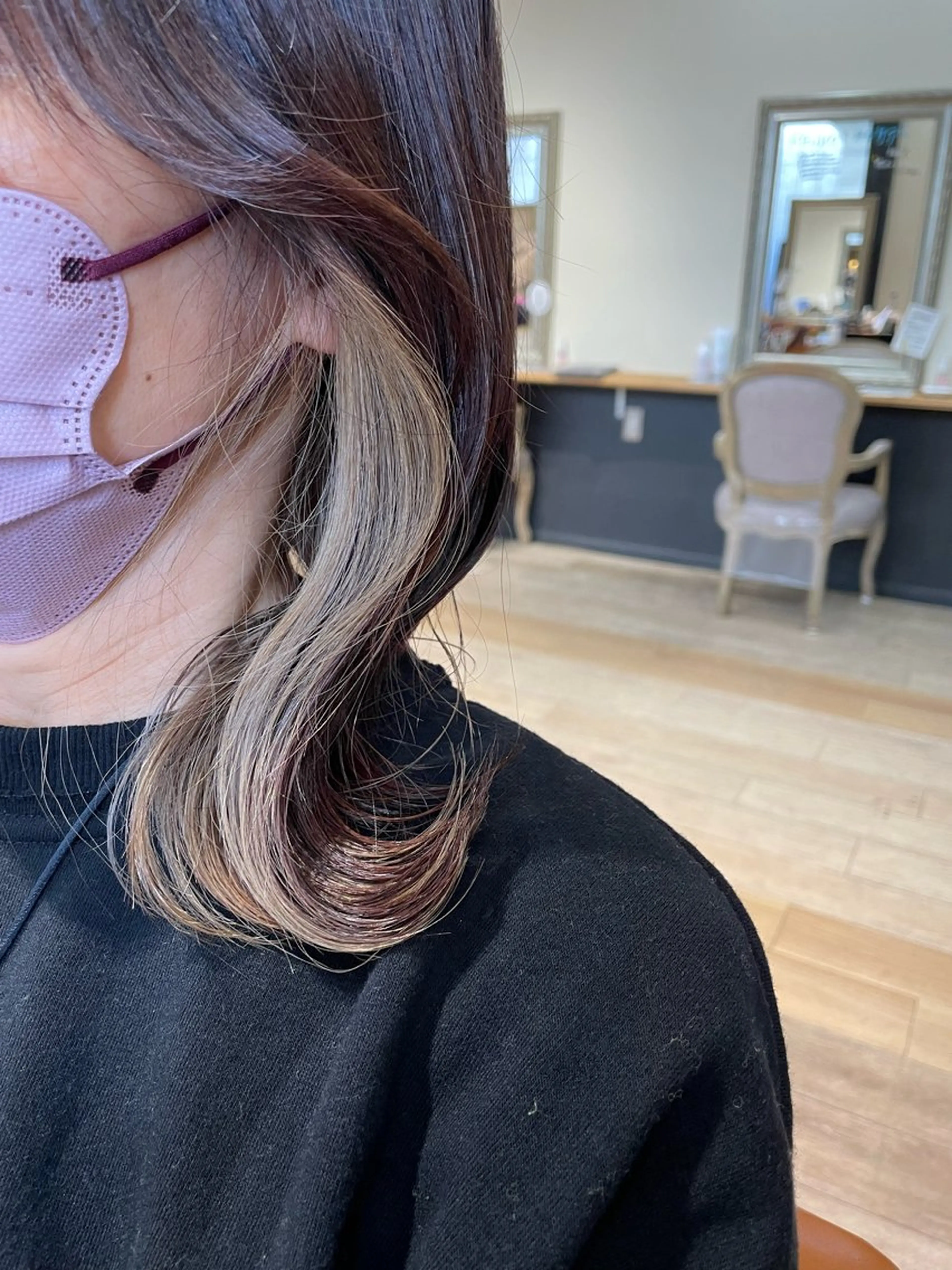 カラー ヘアカラー トリートメント しおり/🍬 KOKORO🤍のヘアスタイル