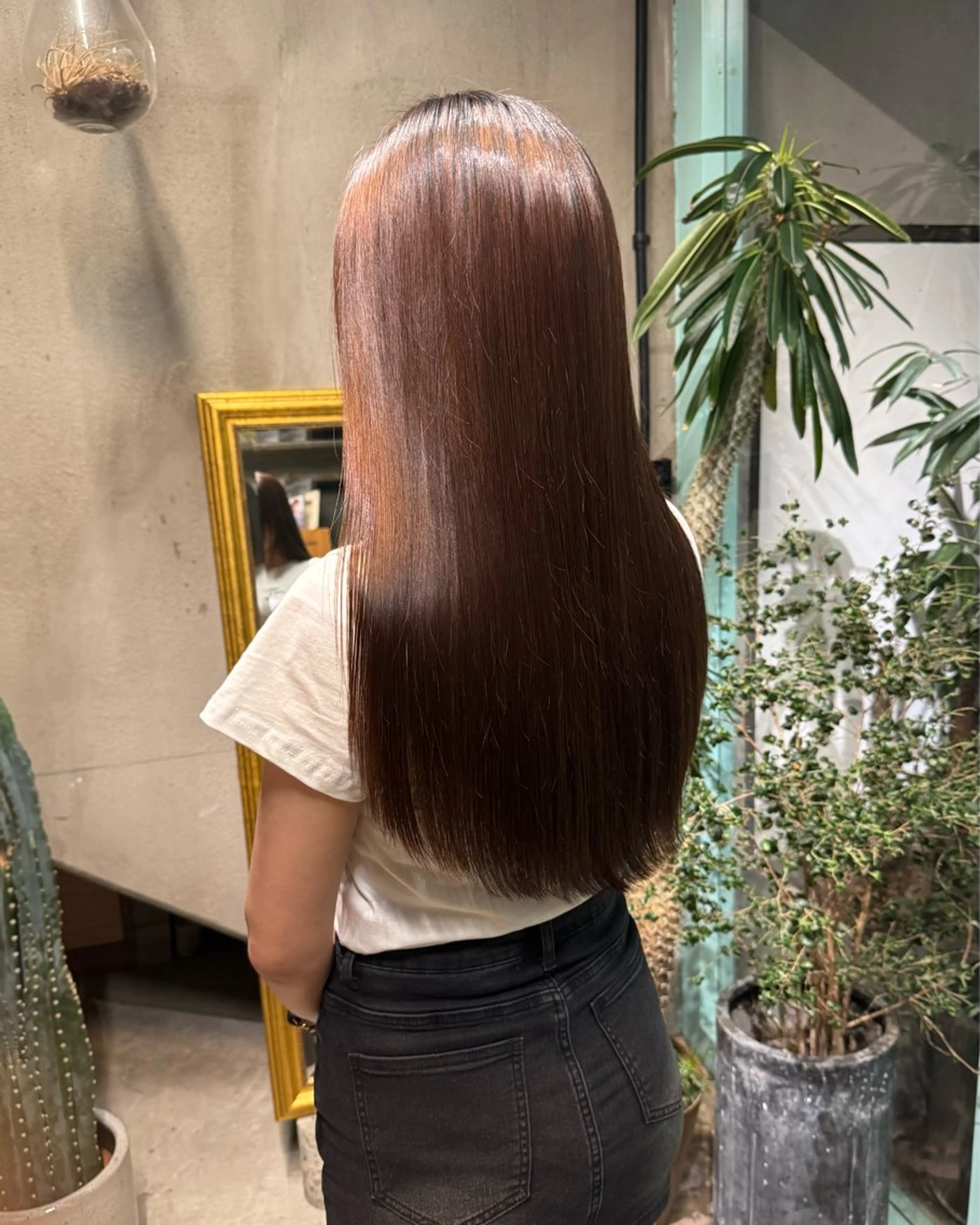 ロング 縮毛矯正 amy.所属・amy.館澤 鮎奈のヘアスタイル