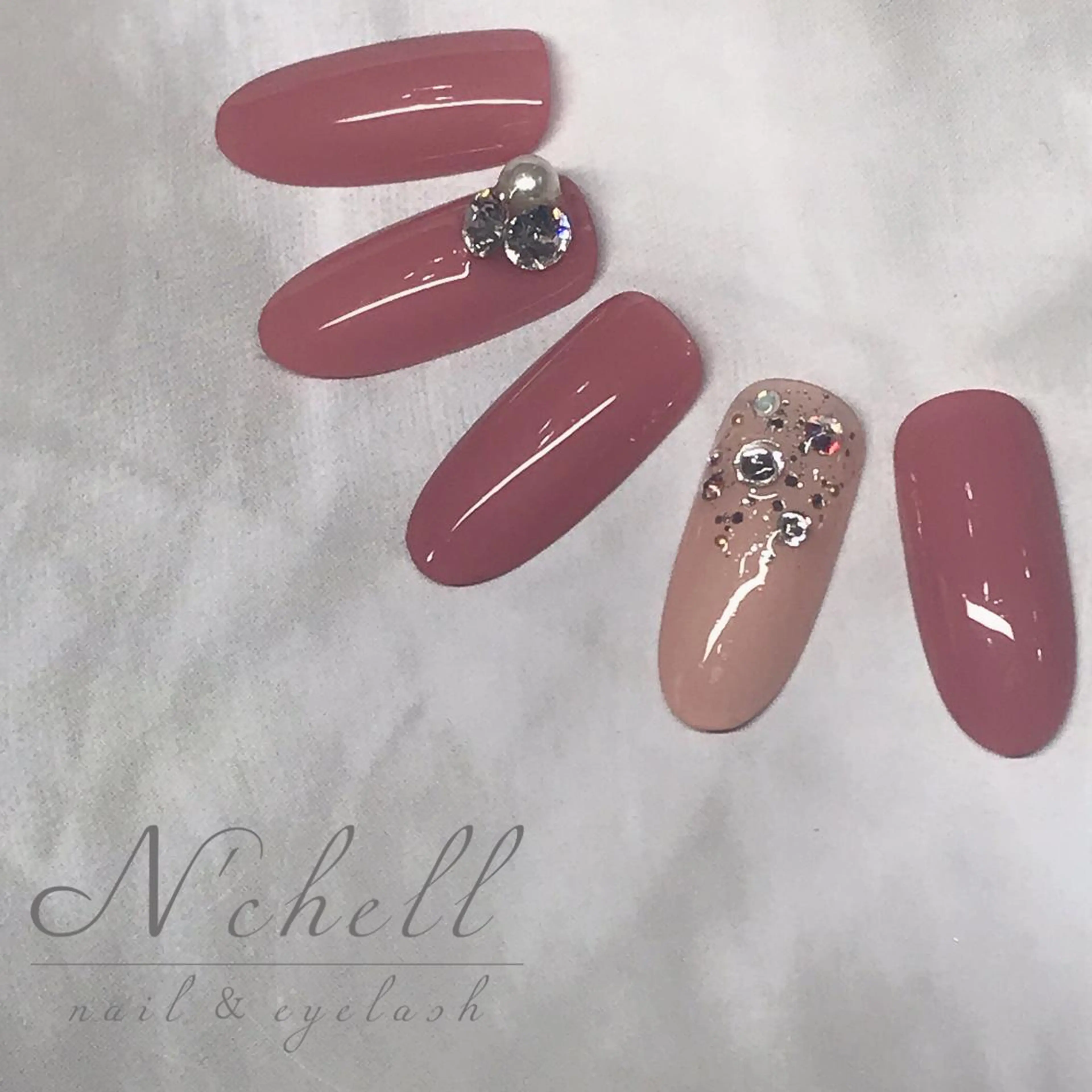 ネイル シンプルネイル Nailist Aoiのネイルデザイン