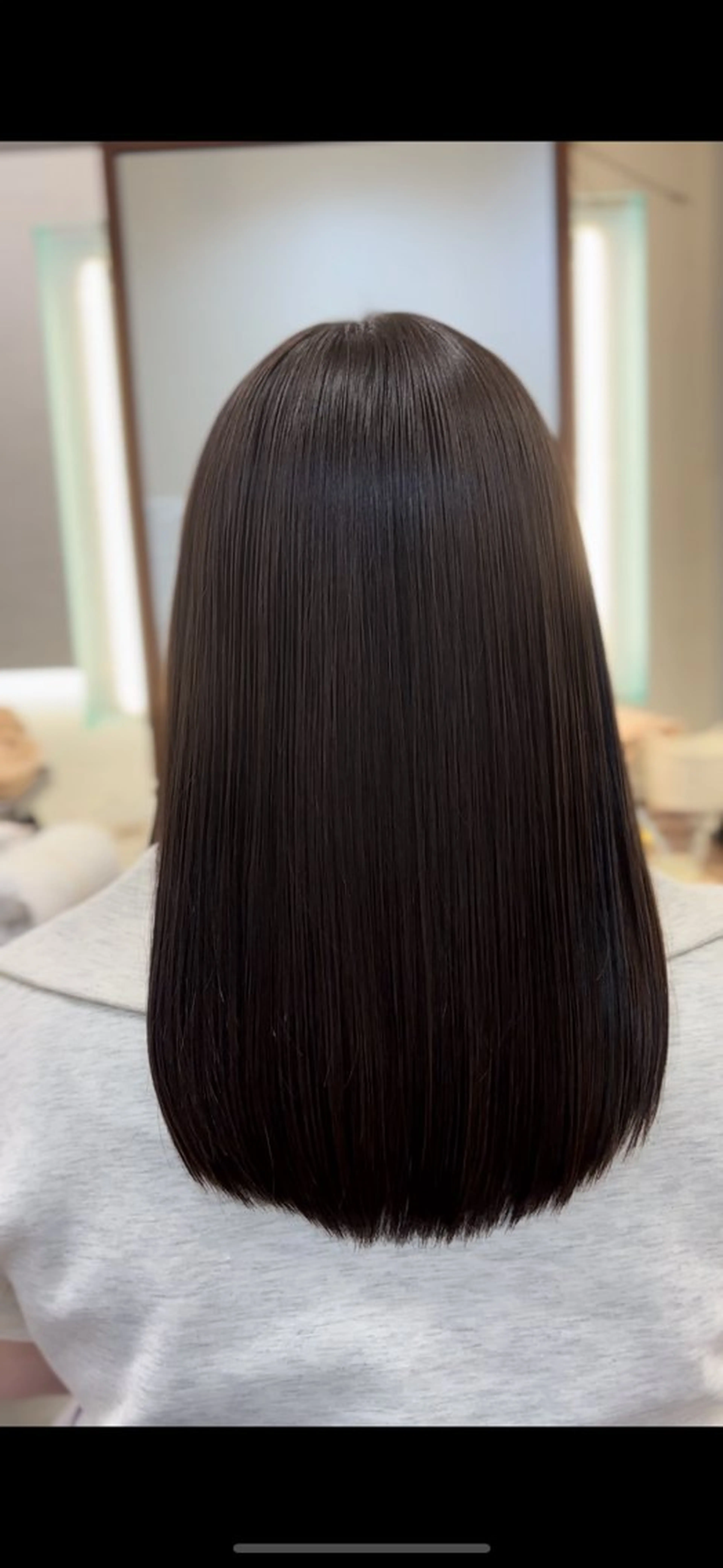 ロング カラー 似合わせカット・透明 感カラー👑縮毛矯正のヘアスタイル