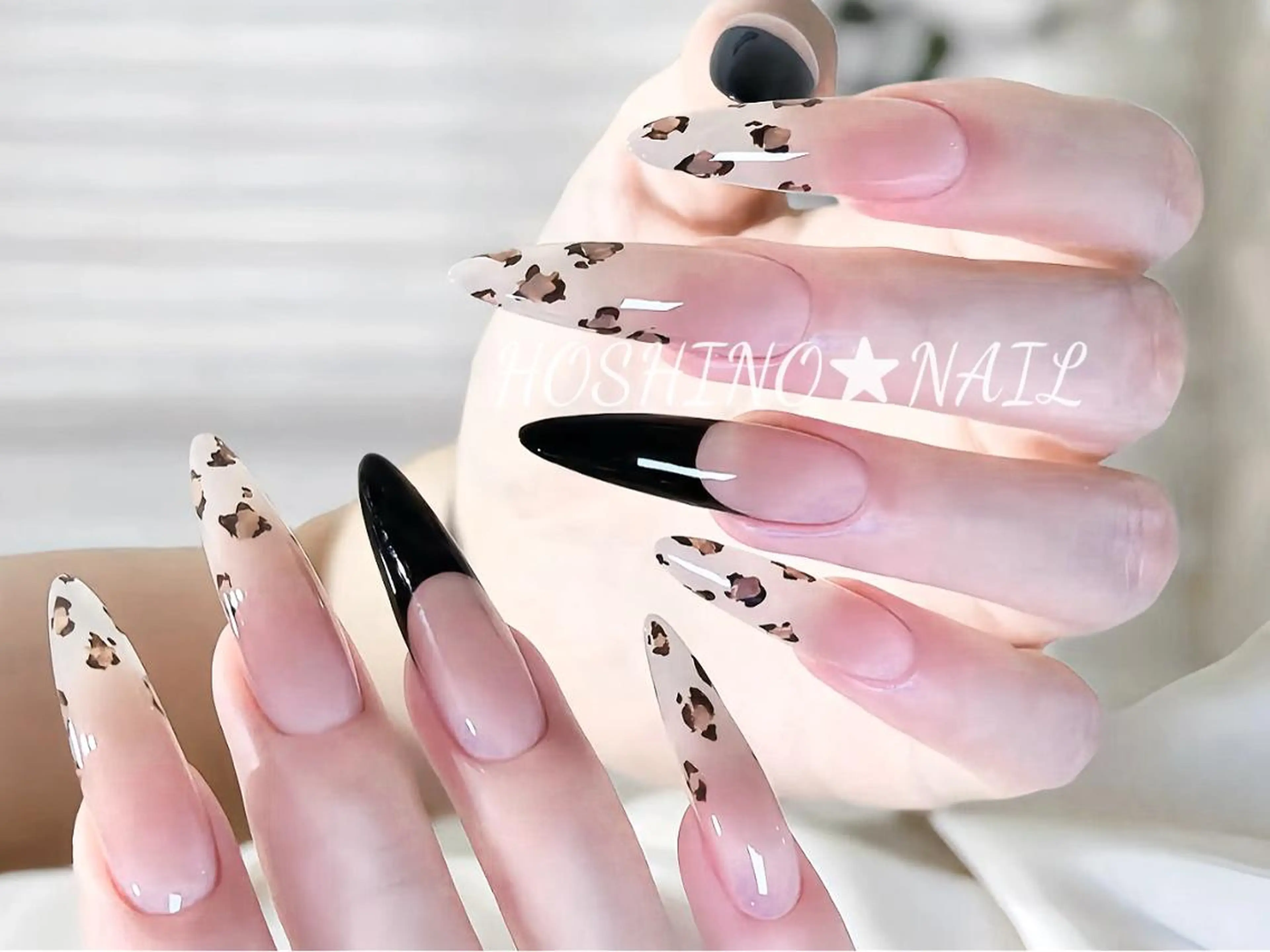 ネイル オーロラネイル チークネイル ドット フットネイル フレンチネイル ハンドネイル ★HOSHINO NAIL★のネイルデザイン