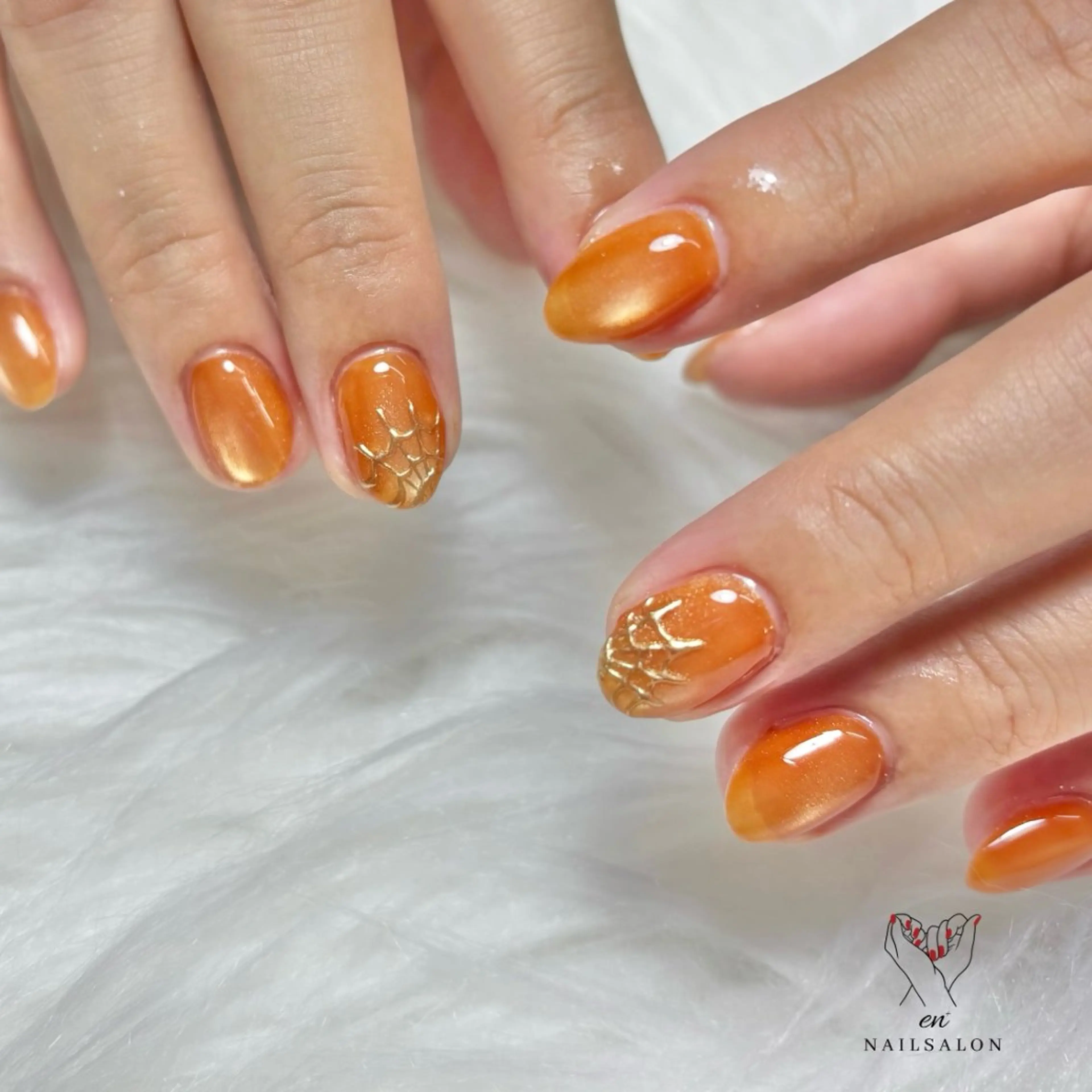 ネイル アートネイル ハロウィン ハンドネイル Setsalon Churaku Nailist Yumie所属・【沖縄市安慶田】 🤍Yumieのネイルデザイン