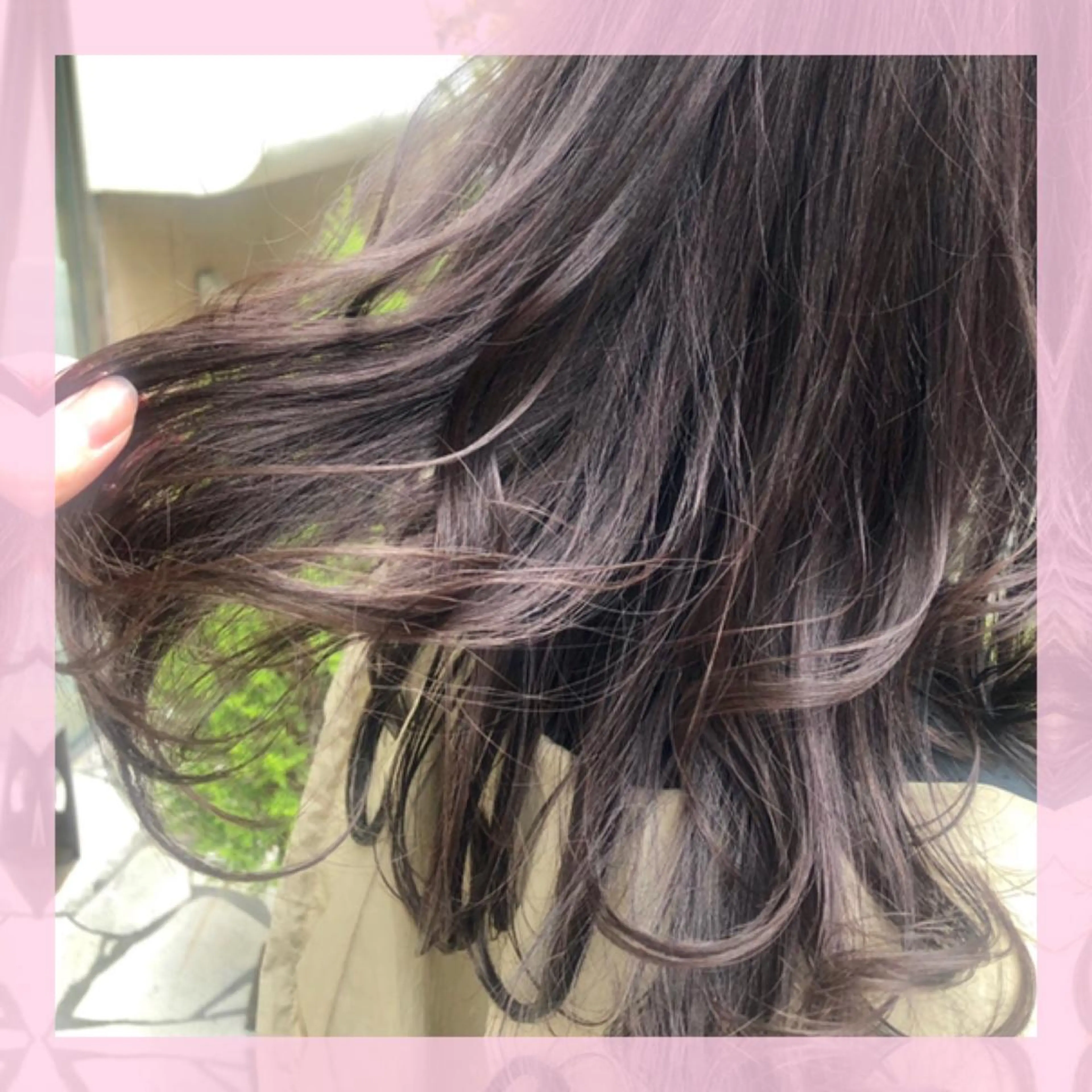 ミディアム カラー アッシュ バイオレットカラー バイオレットアッシュ plum.所属・🍒前川 🍒のヘアスタイル