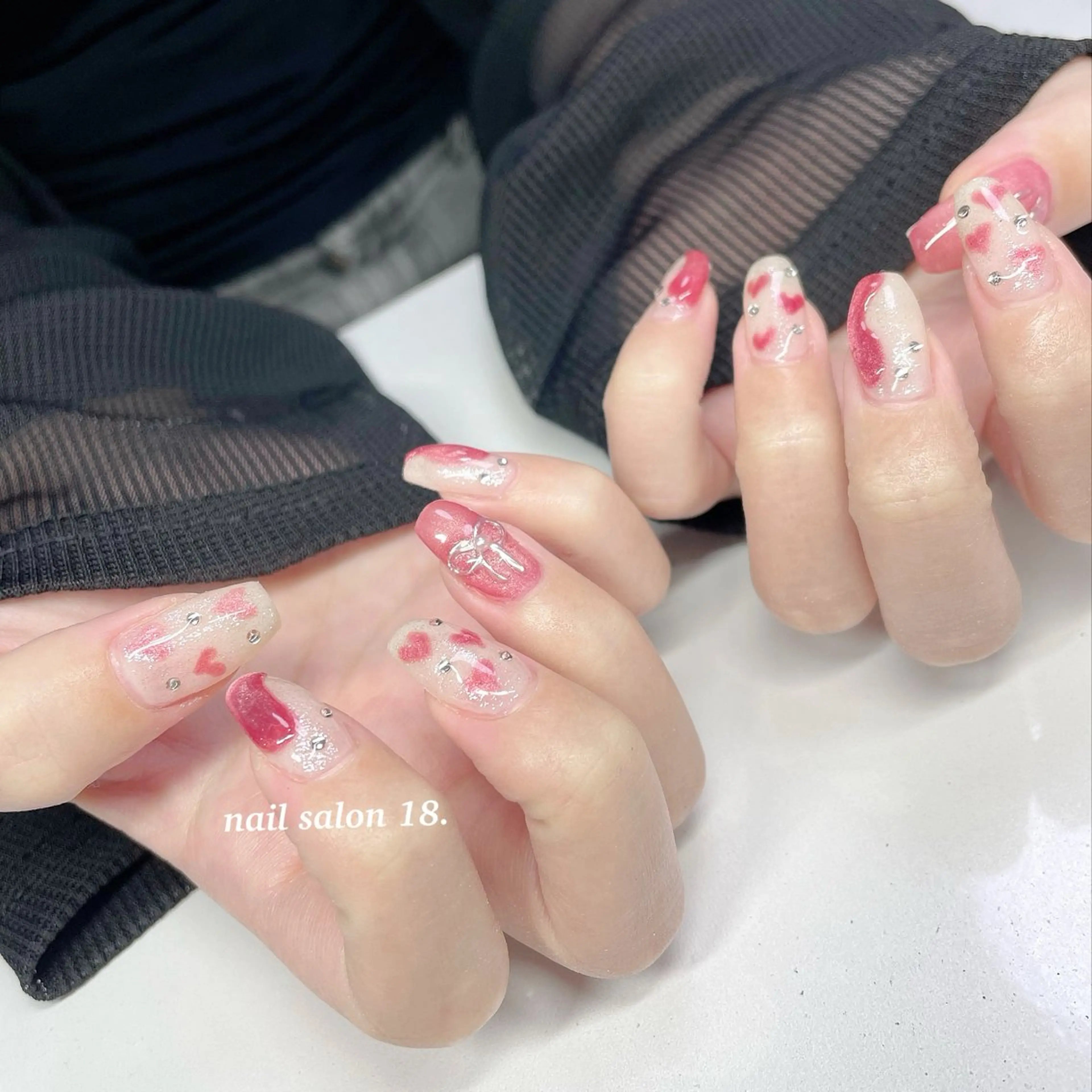 ネイル ハンドネイル nail salon18.所属・nail salon 18.　satokoのネイルデザイン