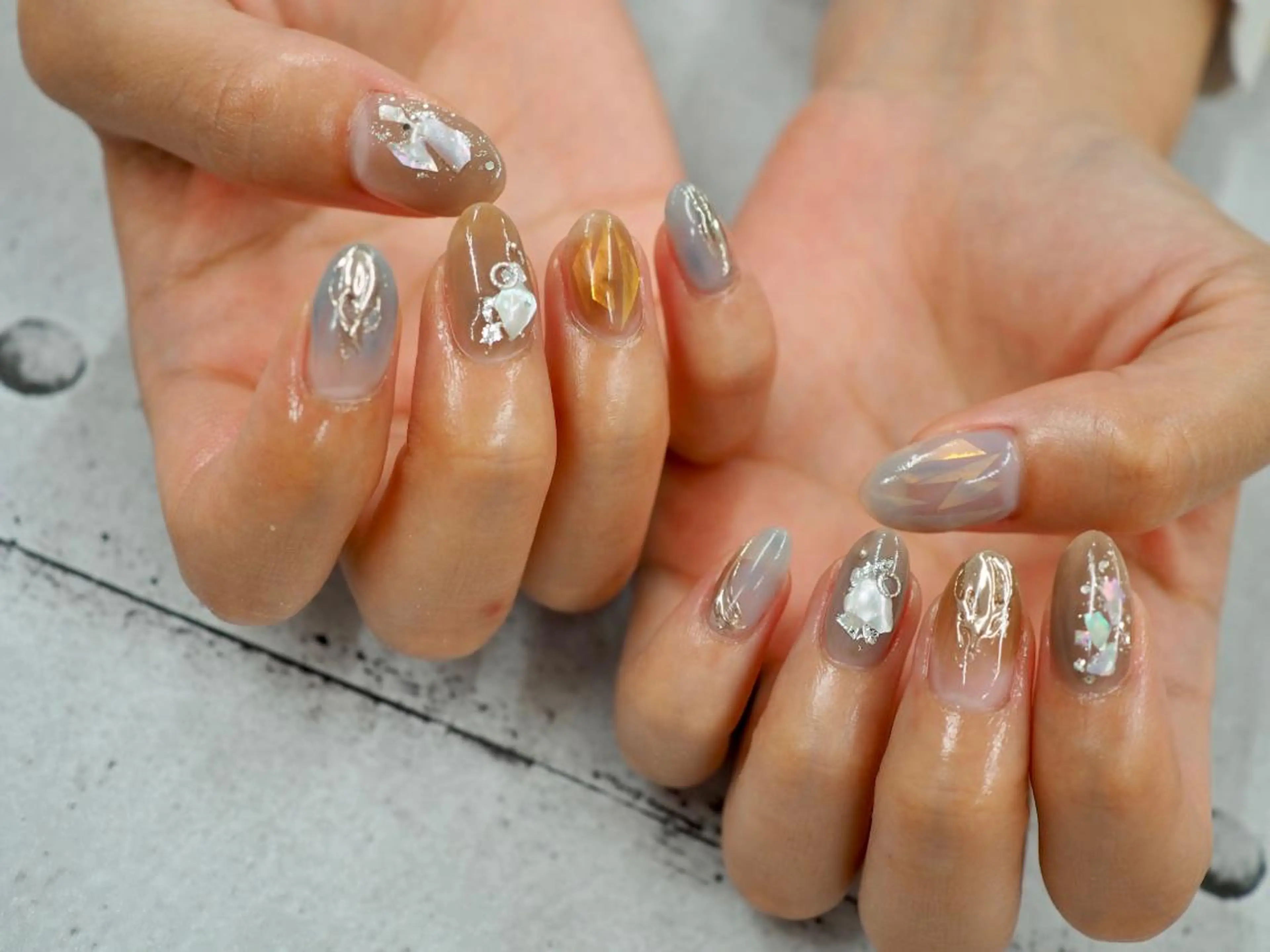 ネイル ハンドネイル Glück...所属・kohashi miwaのネイルデザイン