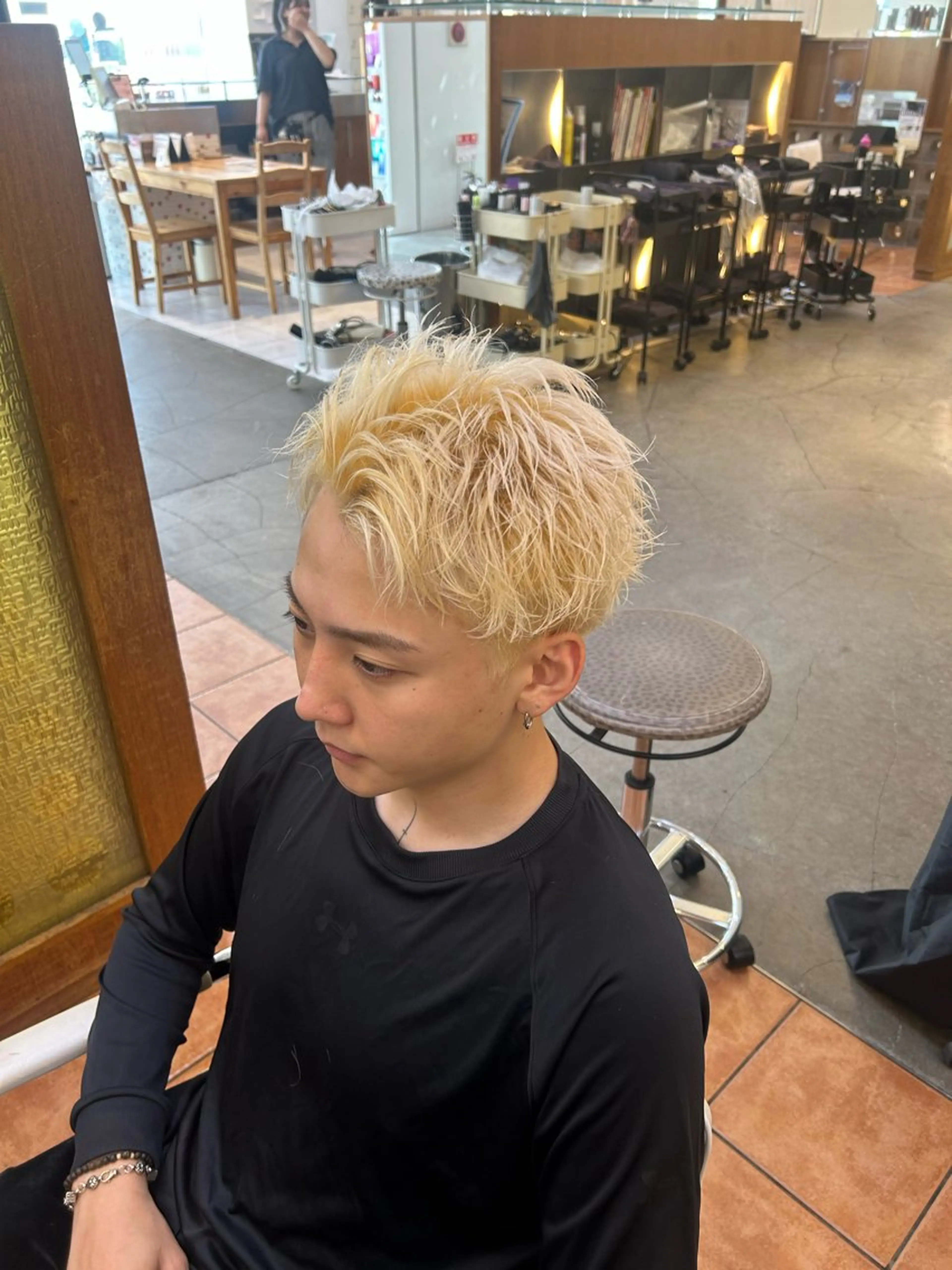 ショート カラー メンズ カット ヘアカラー 🎱メンズカット特化 No.1 Tum🎱のヘアスタイル
