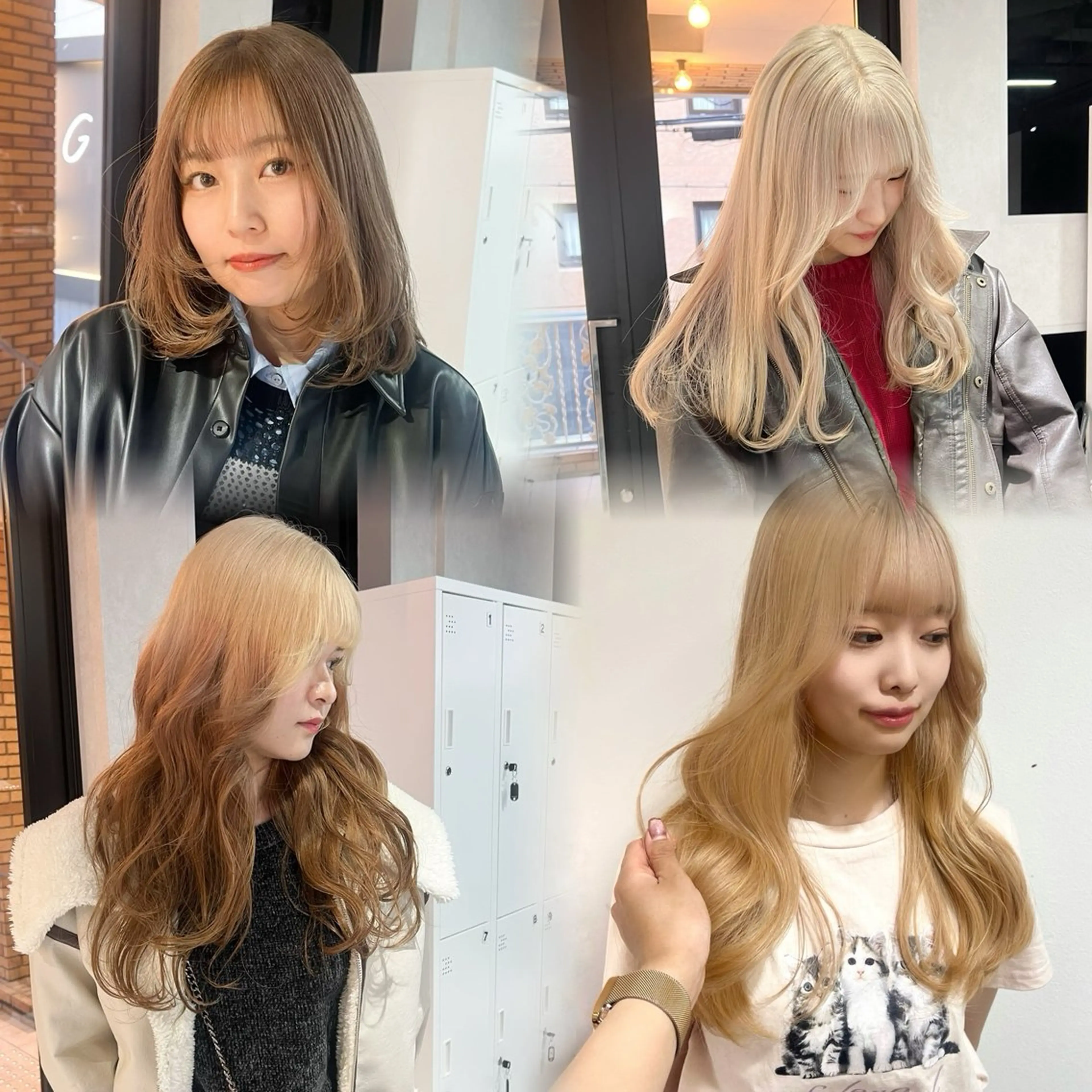 ロング カラー ベージュカラー ミルクティーベージュ ホワイトベージュ カット ヘアカラー トリートメント 🎀ダブルカラー/ ピンク×ガーリー🎀のヘアスタイル