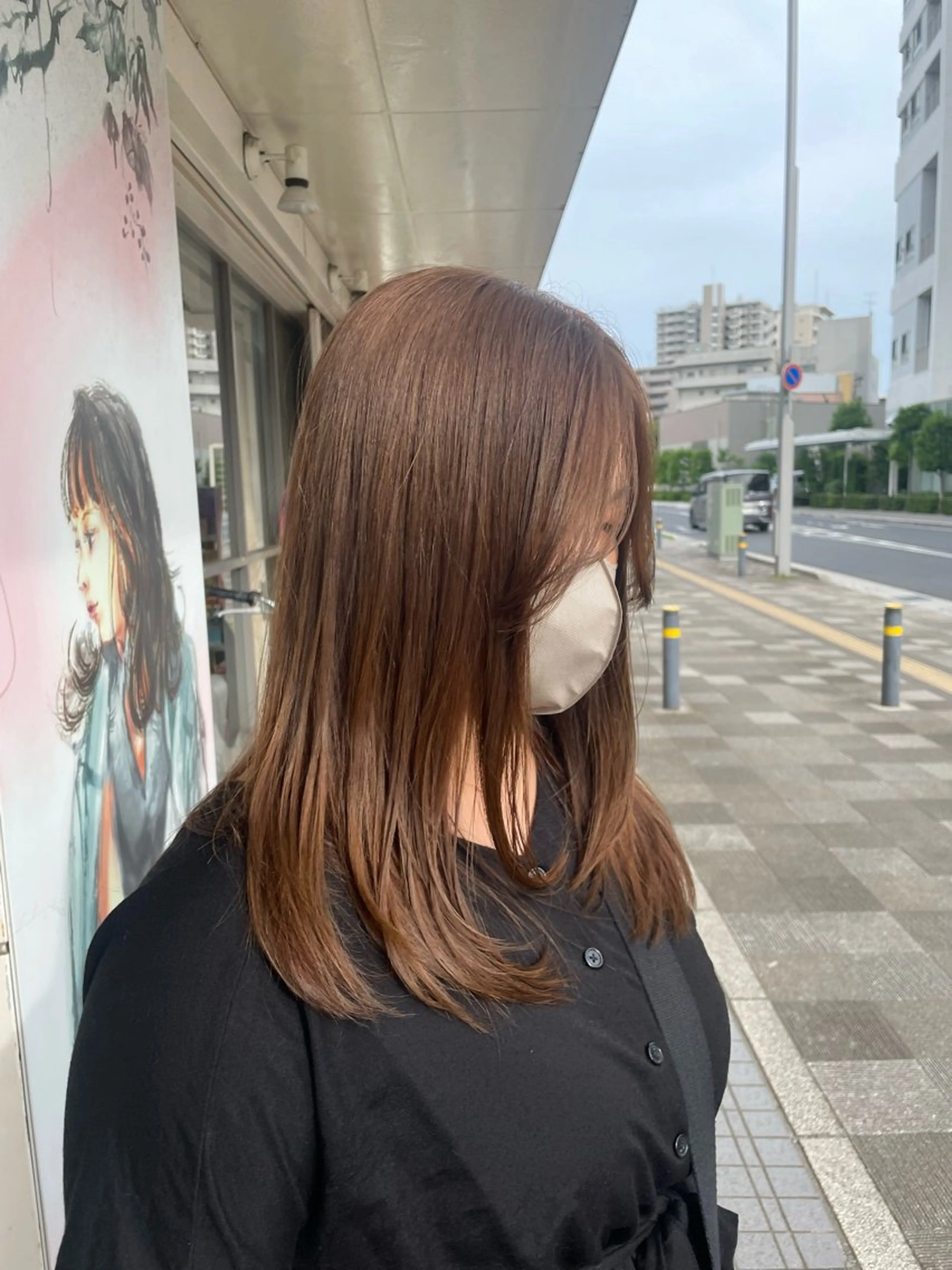 ミディアム 高堰 朱羽のヘアスタイル