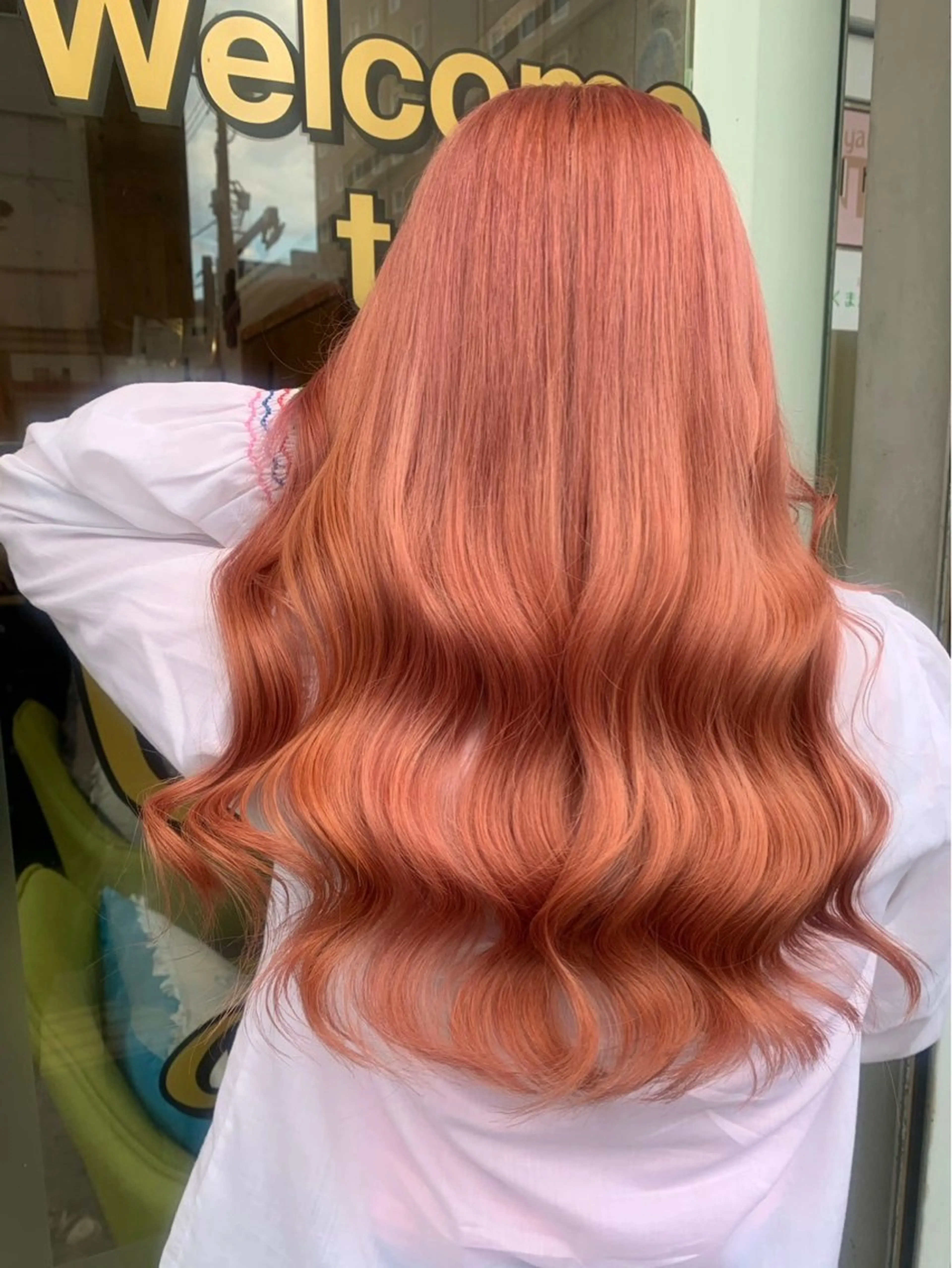 ロング カラー 😈せいと😈 ハイトーン/縮毛矯正のヘアスタイル