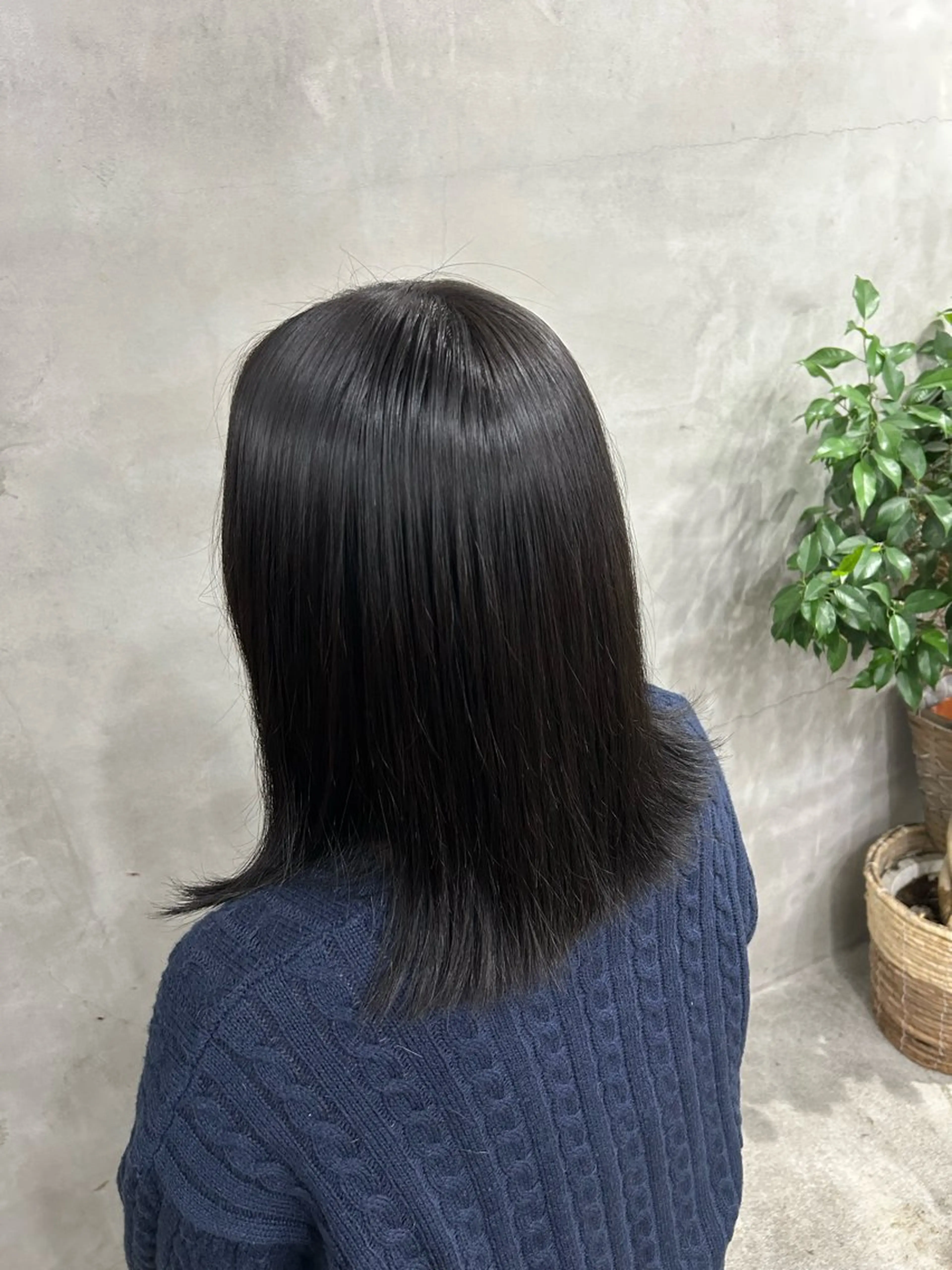 セミロング 縮毛矯正 🍀⭐️あいば つかさ⭐️🍀のヘアスタイル