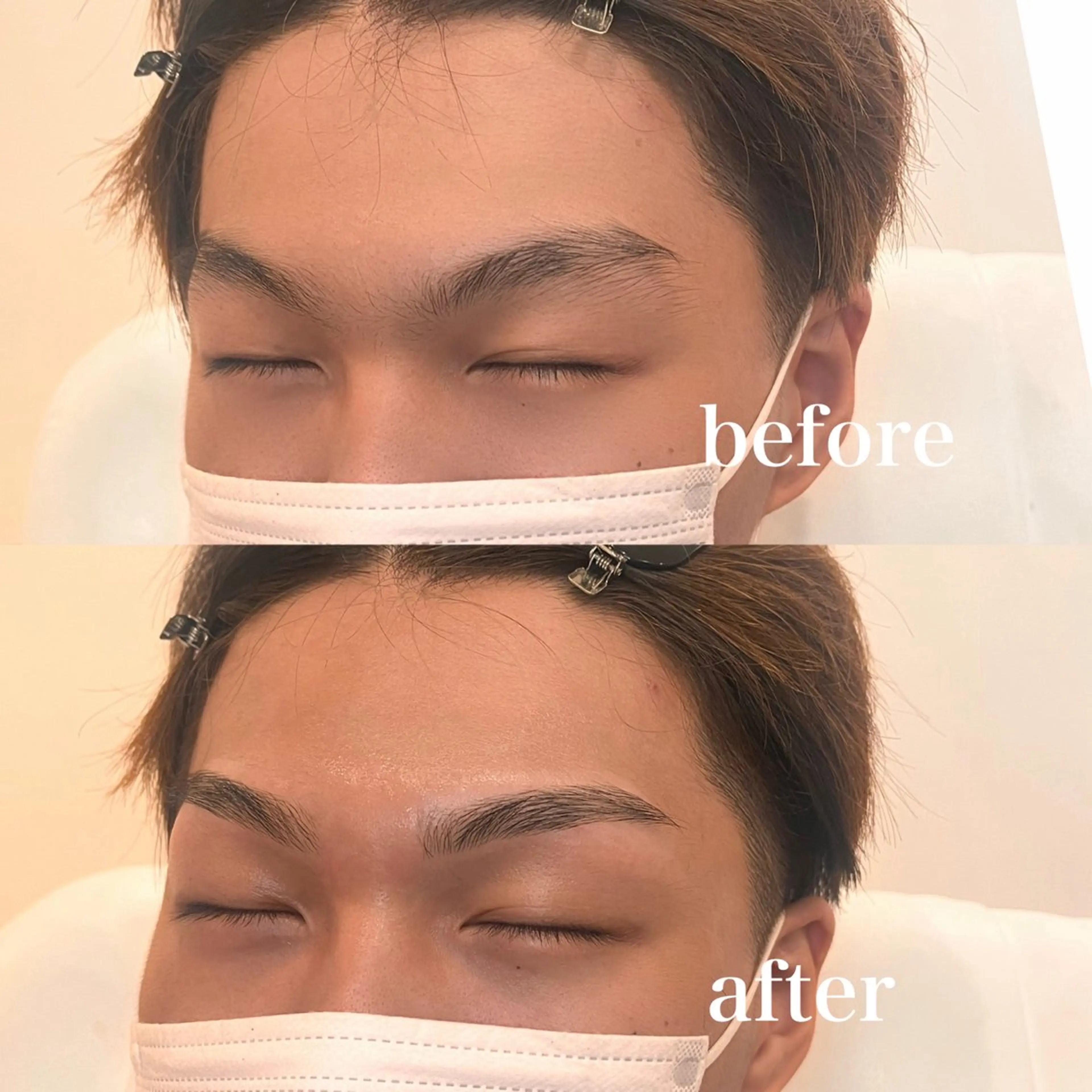 メンズ アイブロウ ワックス脱毛 眉カット その他(アイブロウ) 八田 紗希の眉毛・アイブロウイメージ