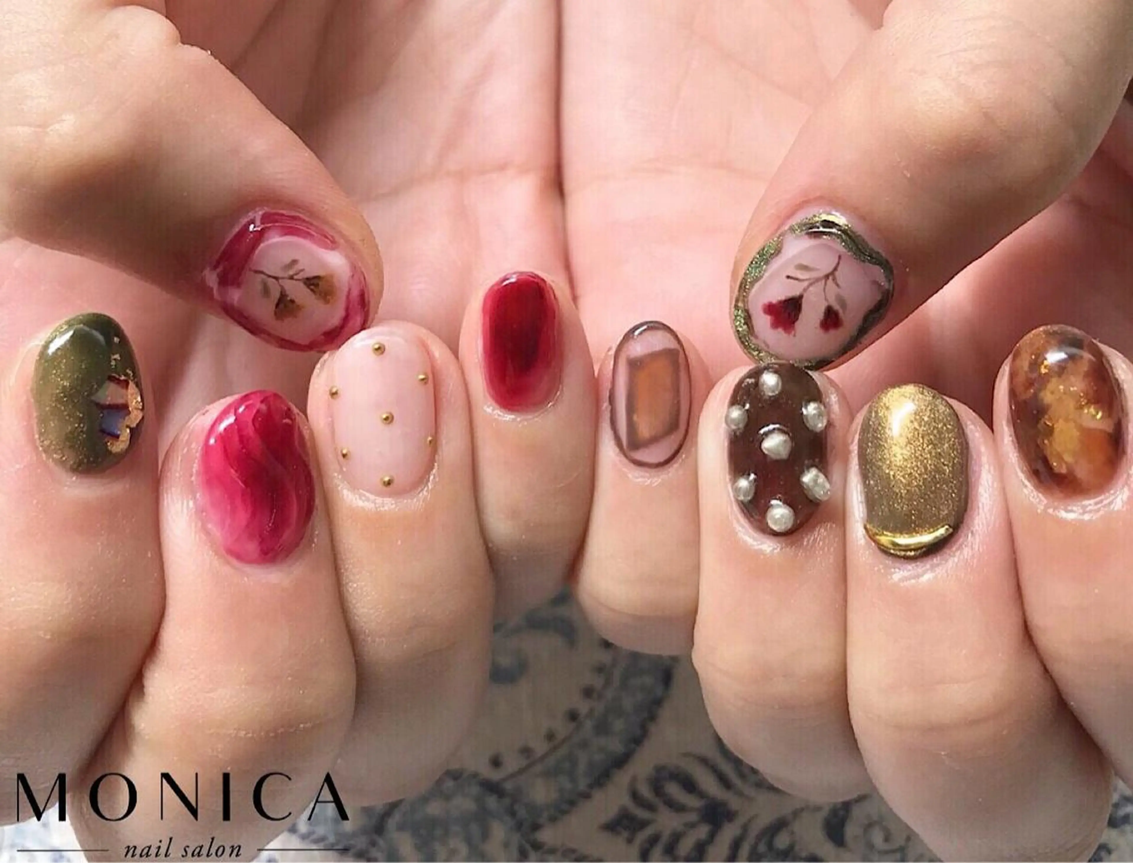 ネイル ニュアンスネイル ショートネイル nailsalon MONICAのネイルデザイン