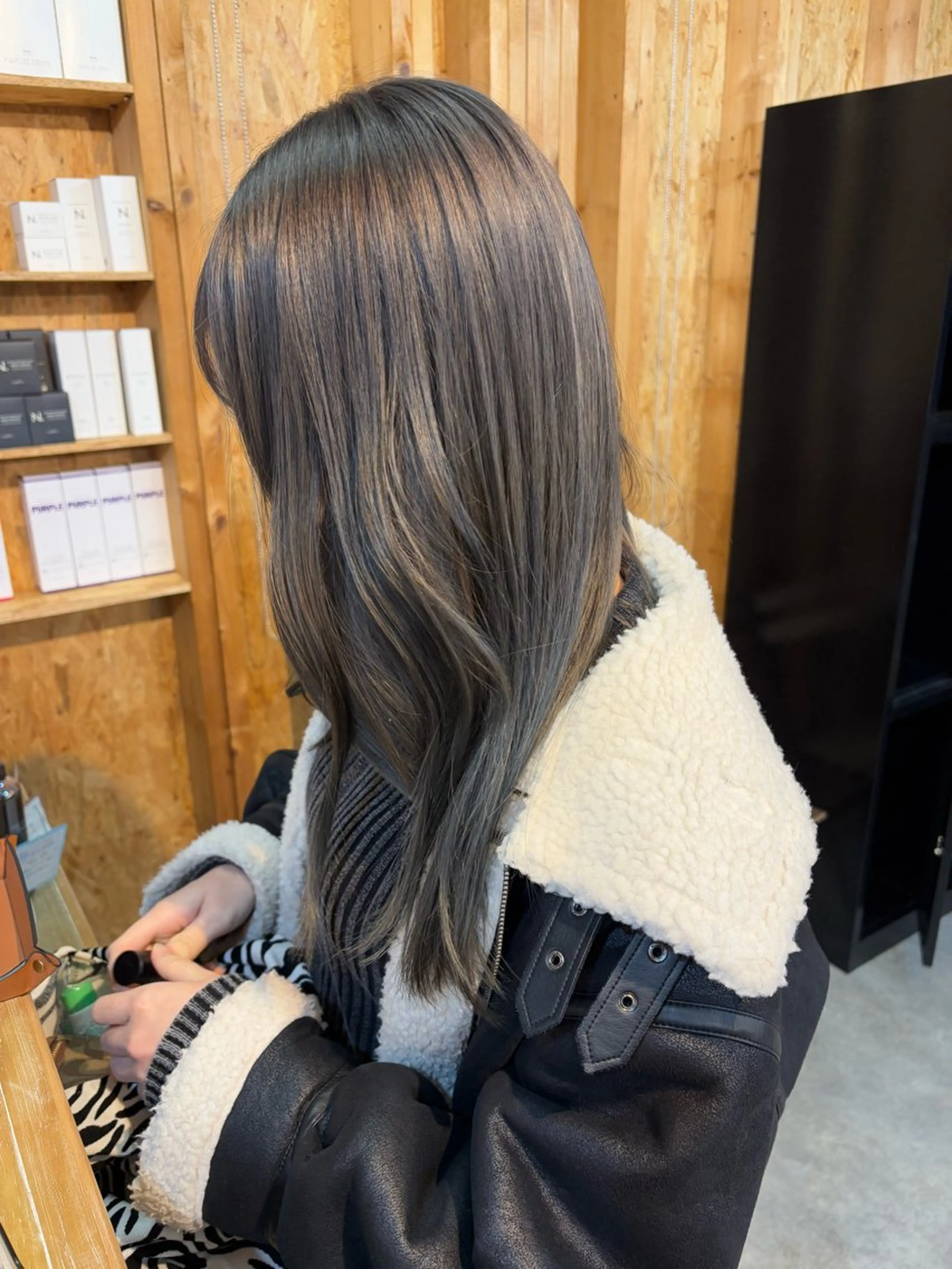 カラー まろみ暖色× chia🕯のヘアスタイル