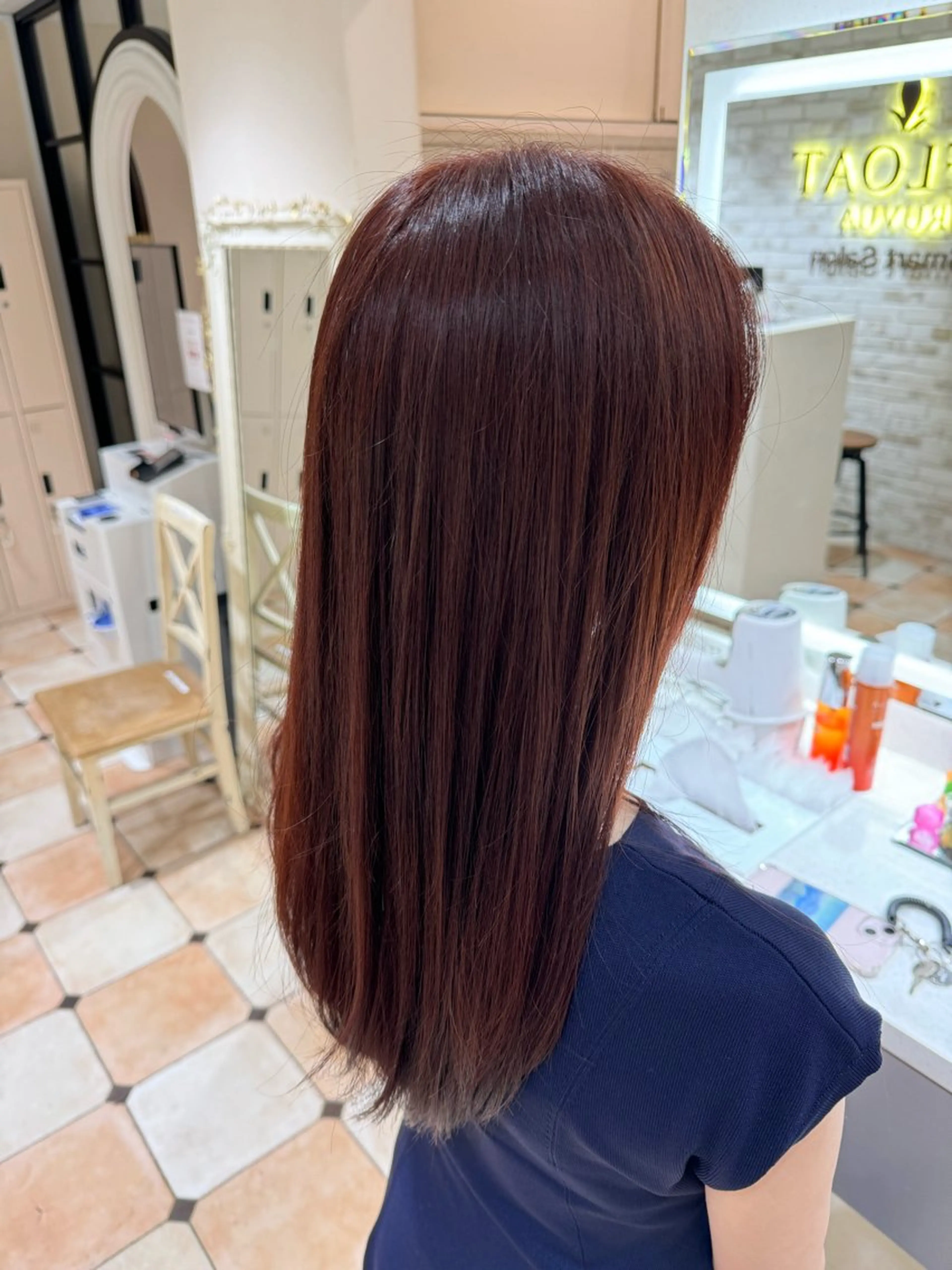 セミロング 透明感カラー🎨 田嶋翔真のヘアスタイル