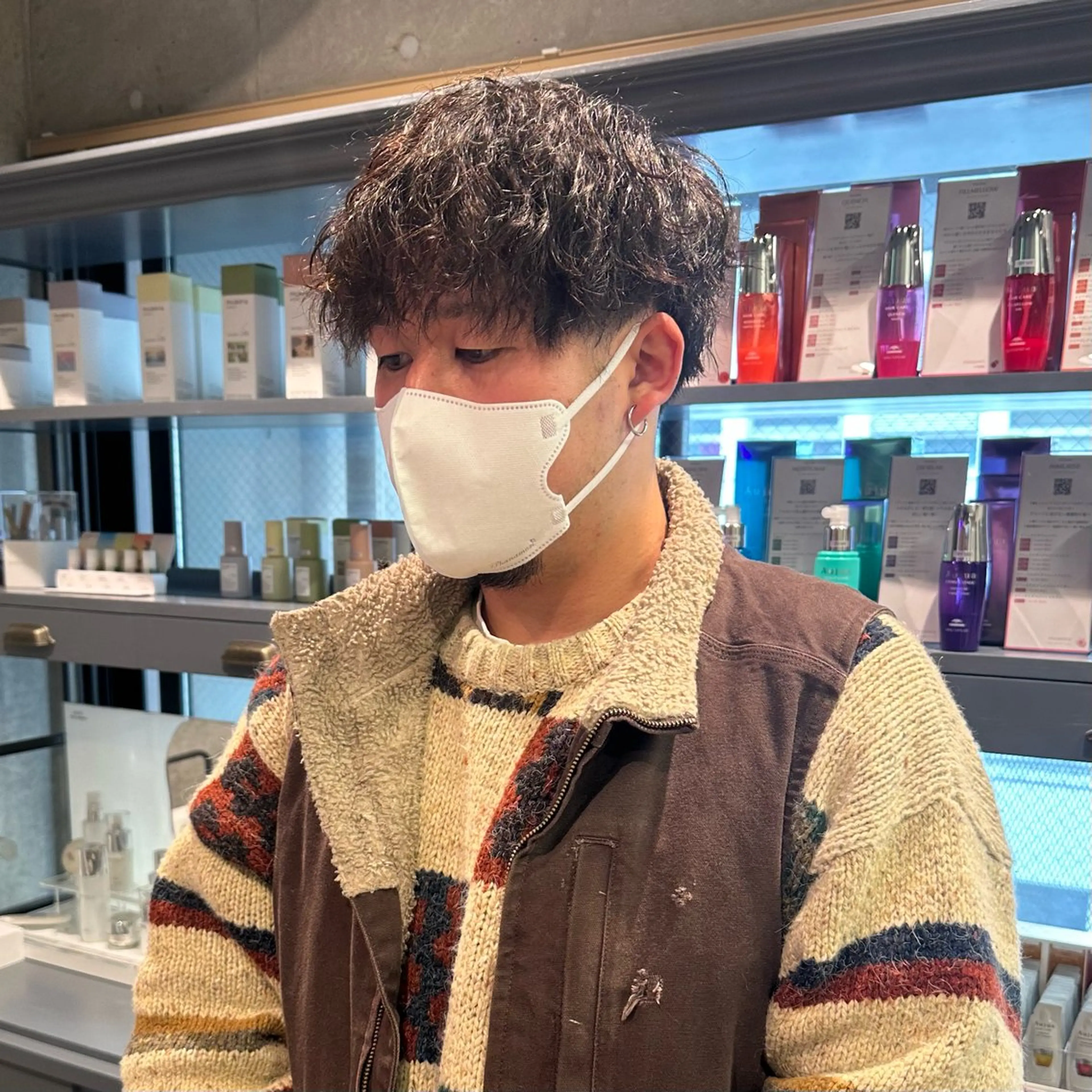 パーマ メンズ カット パーマ yui 🎀 Men's 特化のヘアスタイル
