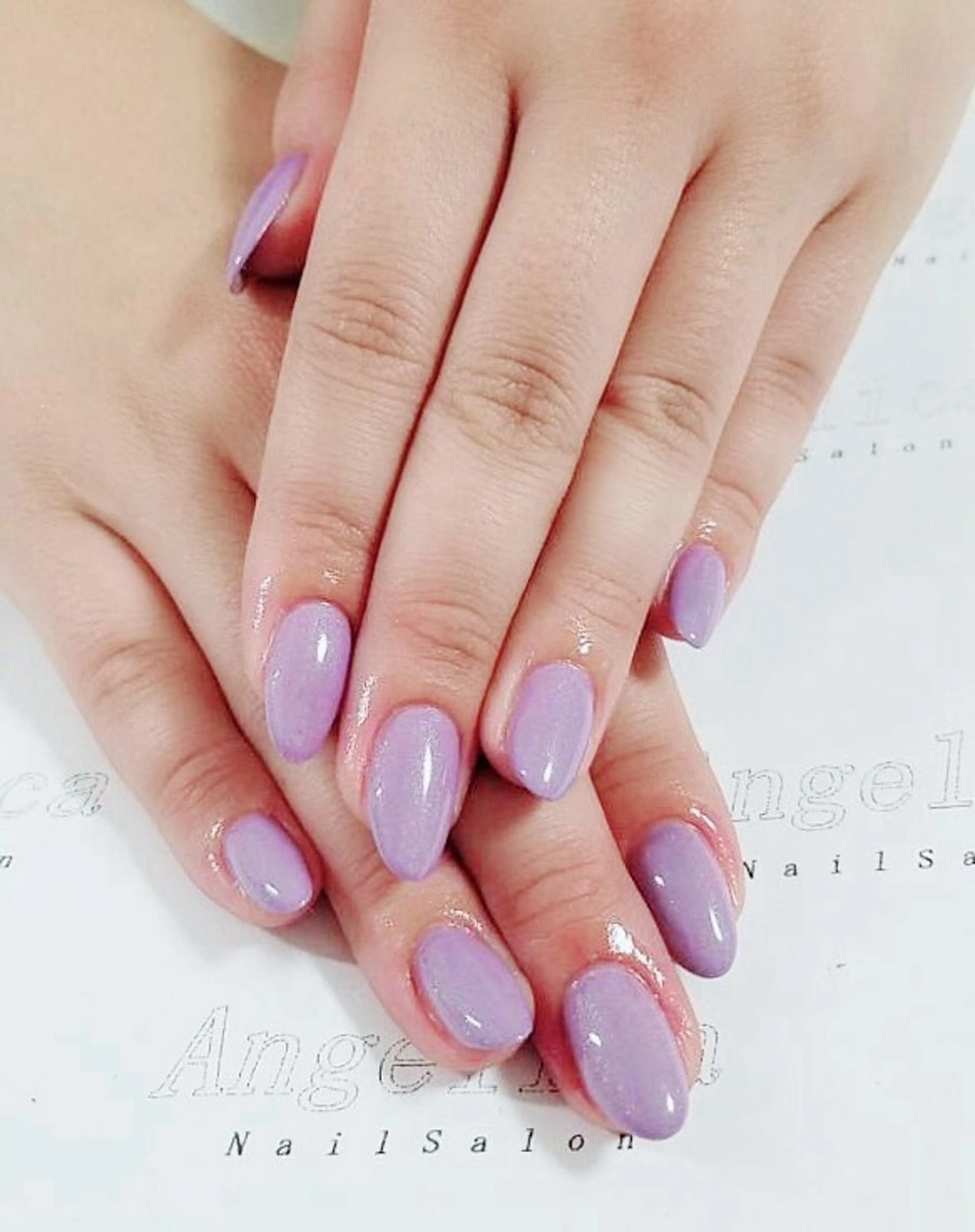 ネイル ワンカラーネイル angelica akaneのネイルデザイン