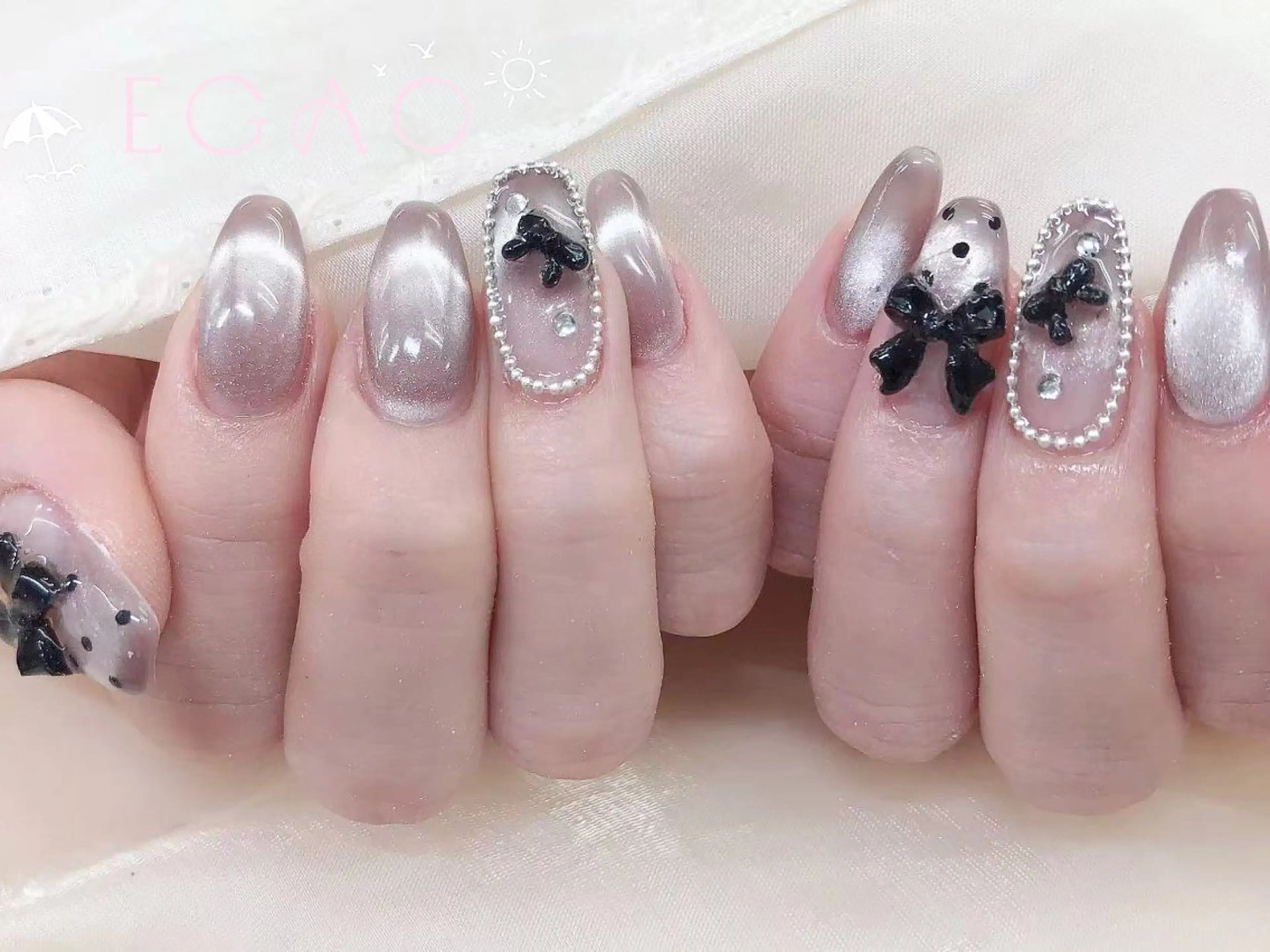 ネイル アートネイル フットネイル フレンチネイル ジェルネイル グラデーション ハンドネイル Egao Nail Salonのネイルデザイン