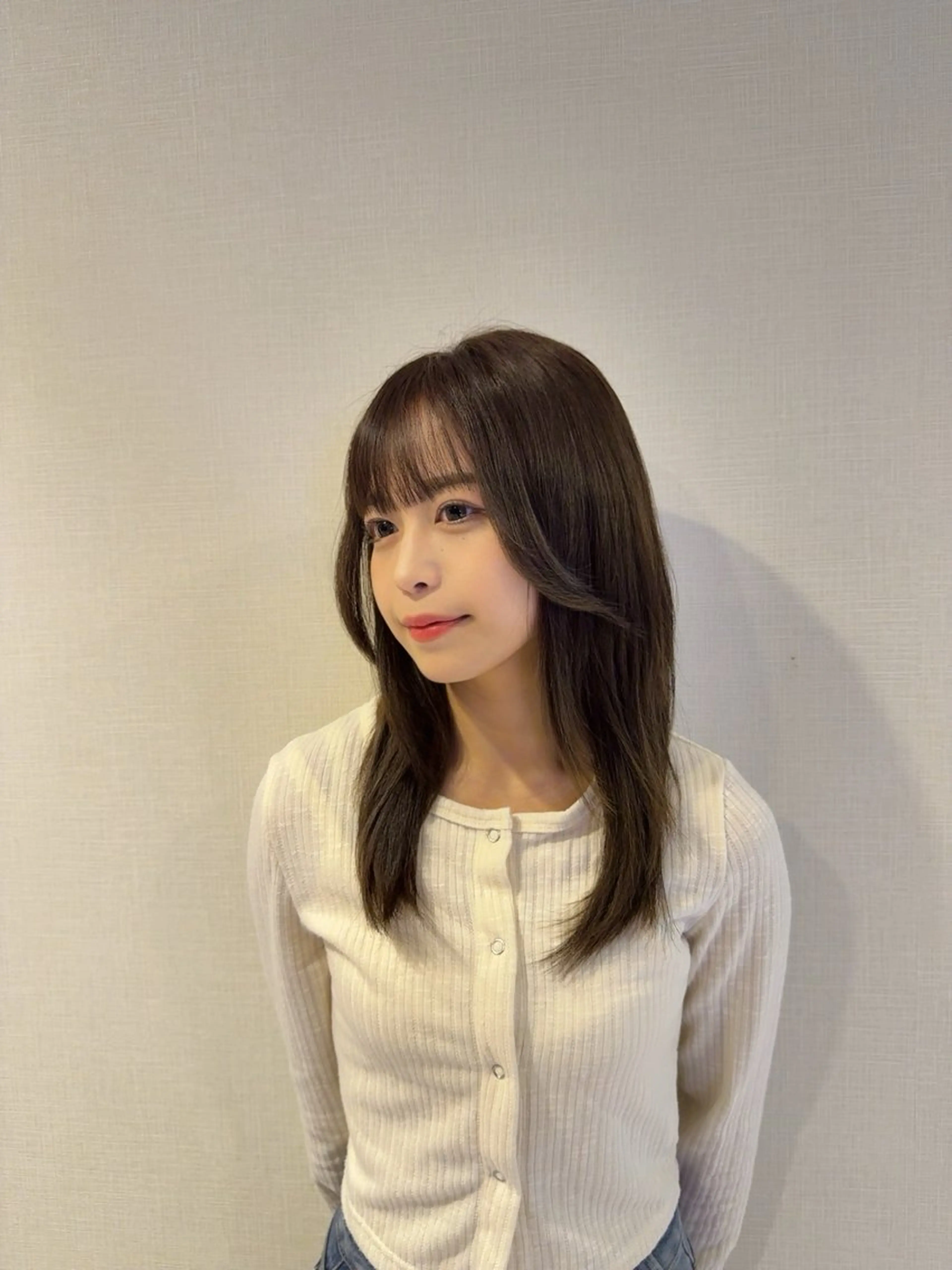 ロング カラー ヘーゼル 髪質改善 トリートメント 佐藤 ウィリアムのヘアスタイル