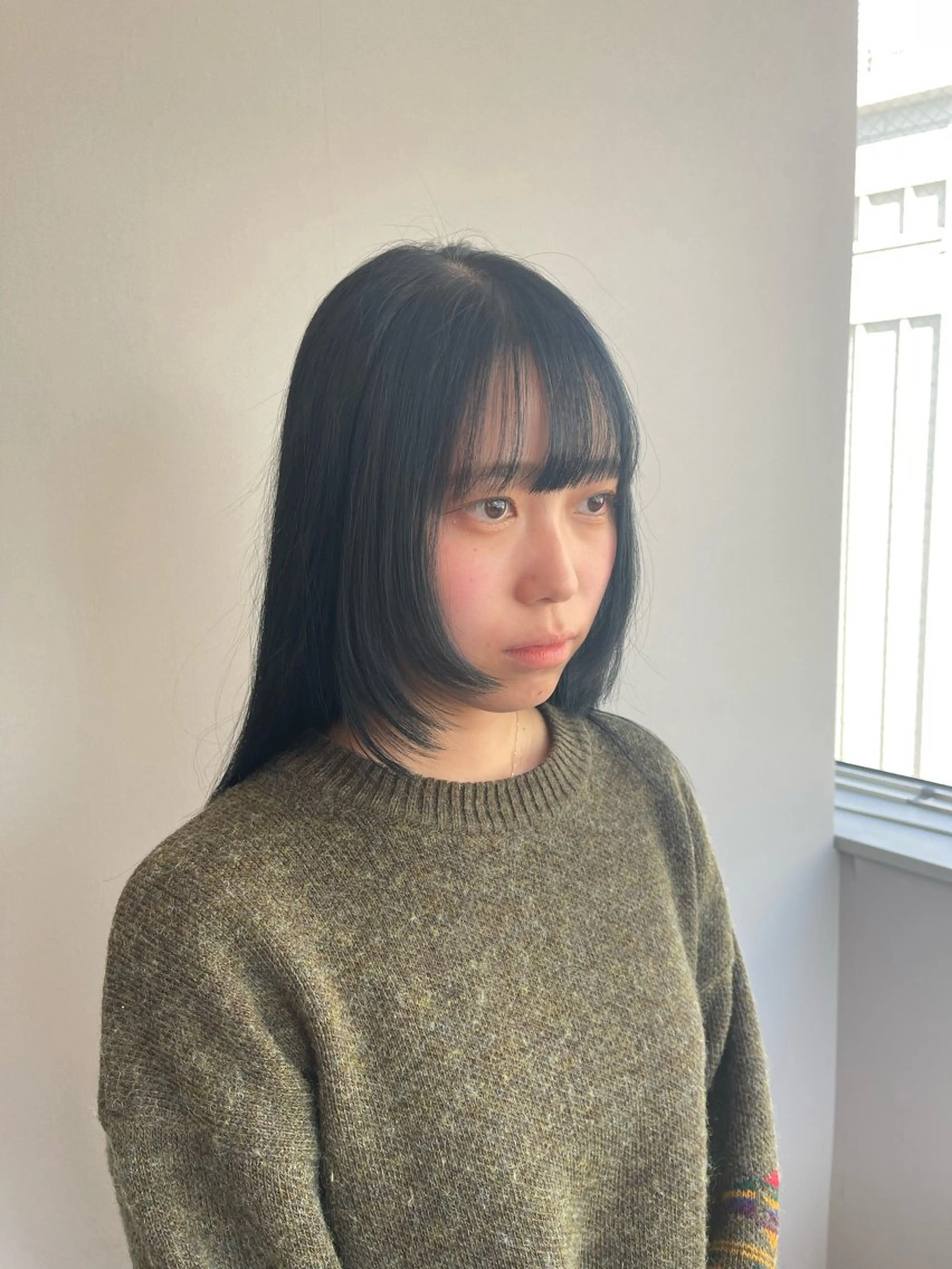 ロング カラー 黒髪 ブルーカラー ブルーブラック 透明感カラー カット ヘアカラー トリートメント 透明感カラー/艶髪/ エクステ/HIROのヘアスタイル