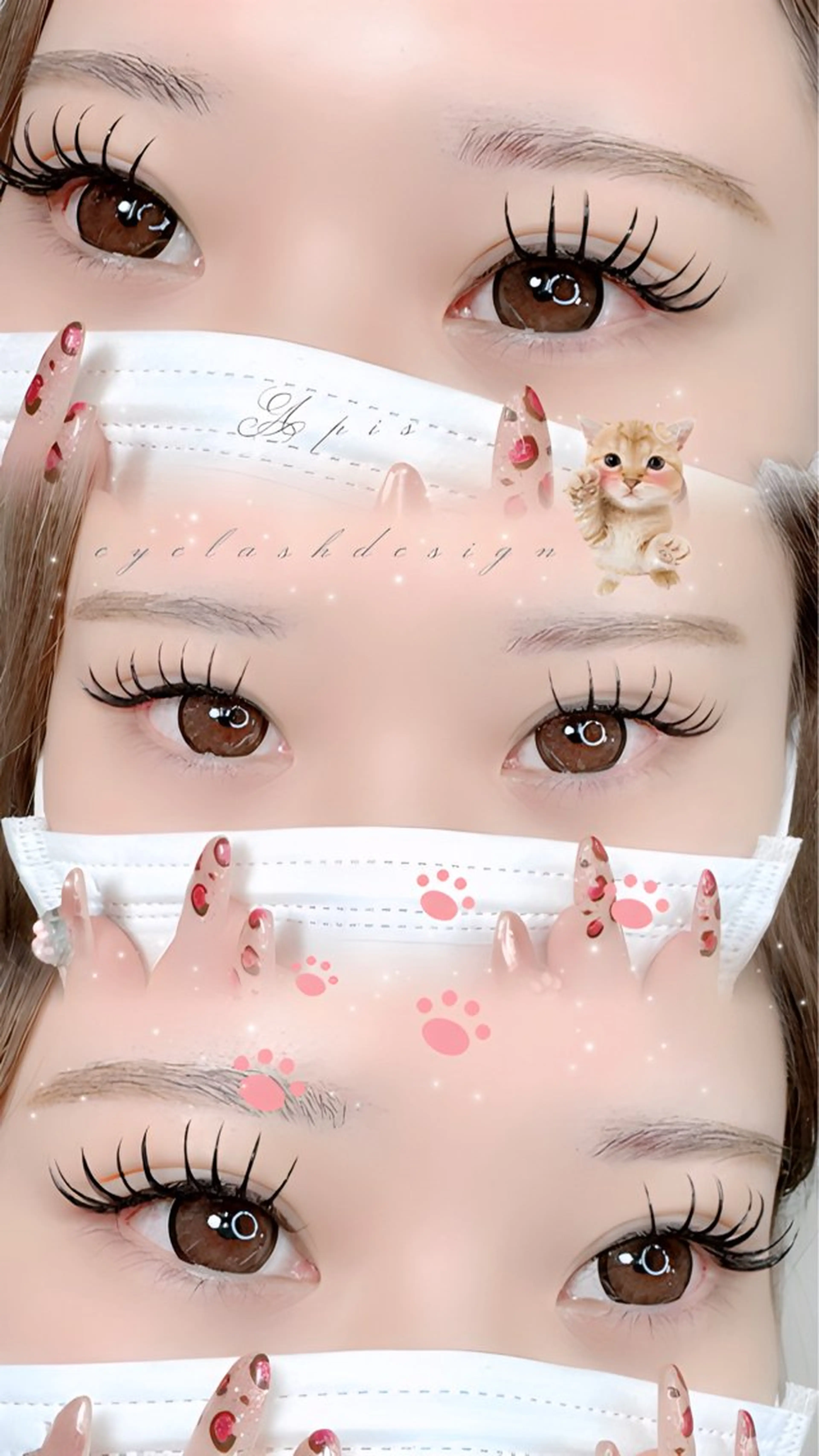 マツエク・マツパ マツエク Apis🎀 愛媛/松山のマツエク・マツパデザイン