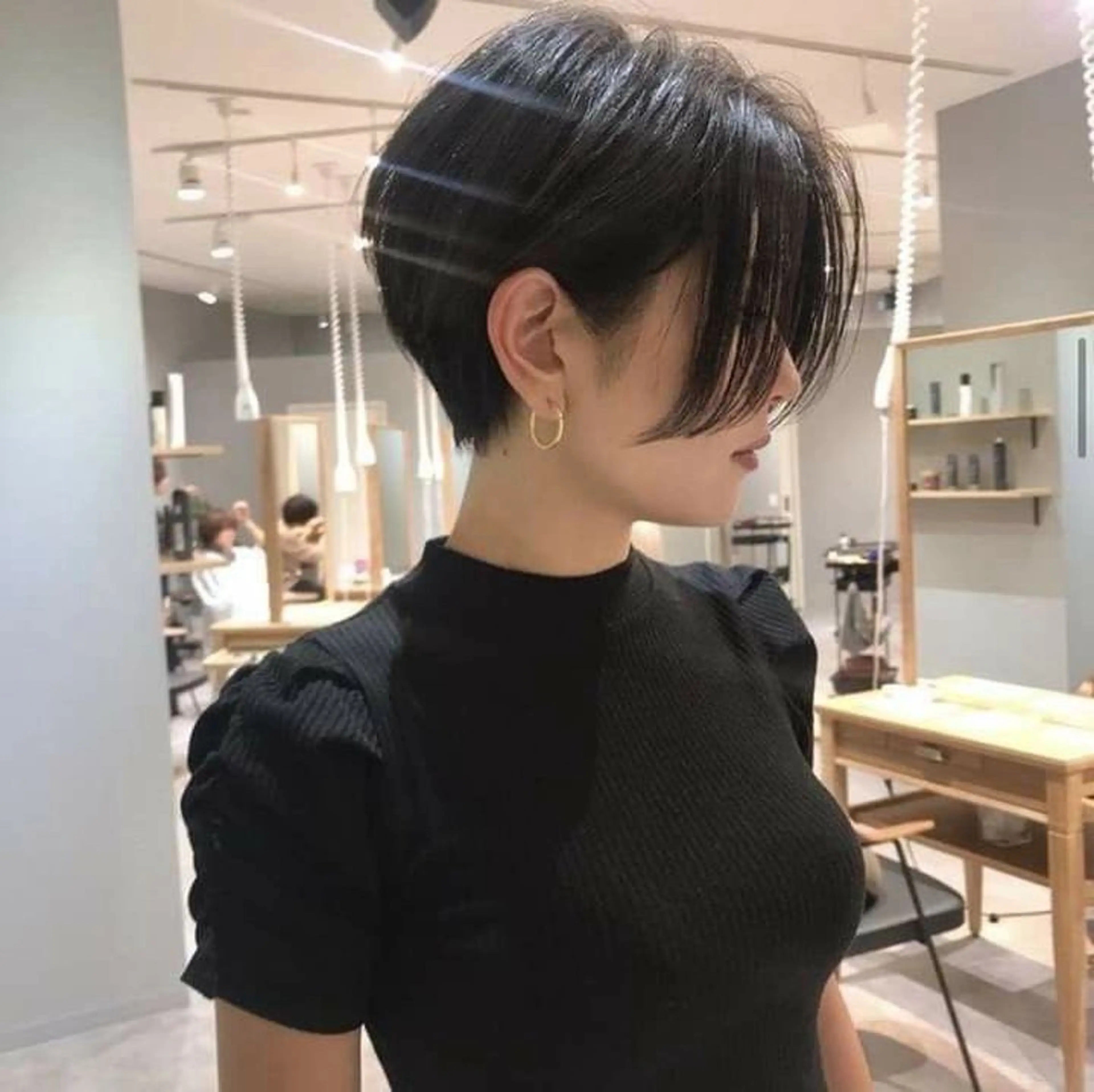 ショート stay she 荻窪所属・ショートボブカット ￥0  sakumiのヘアスタイル