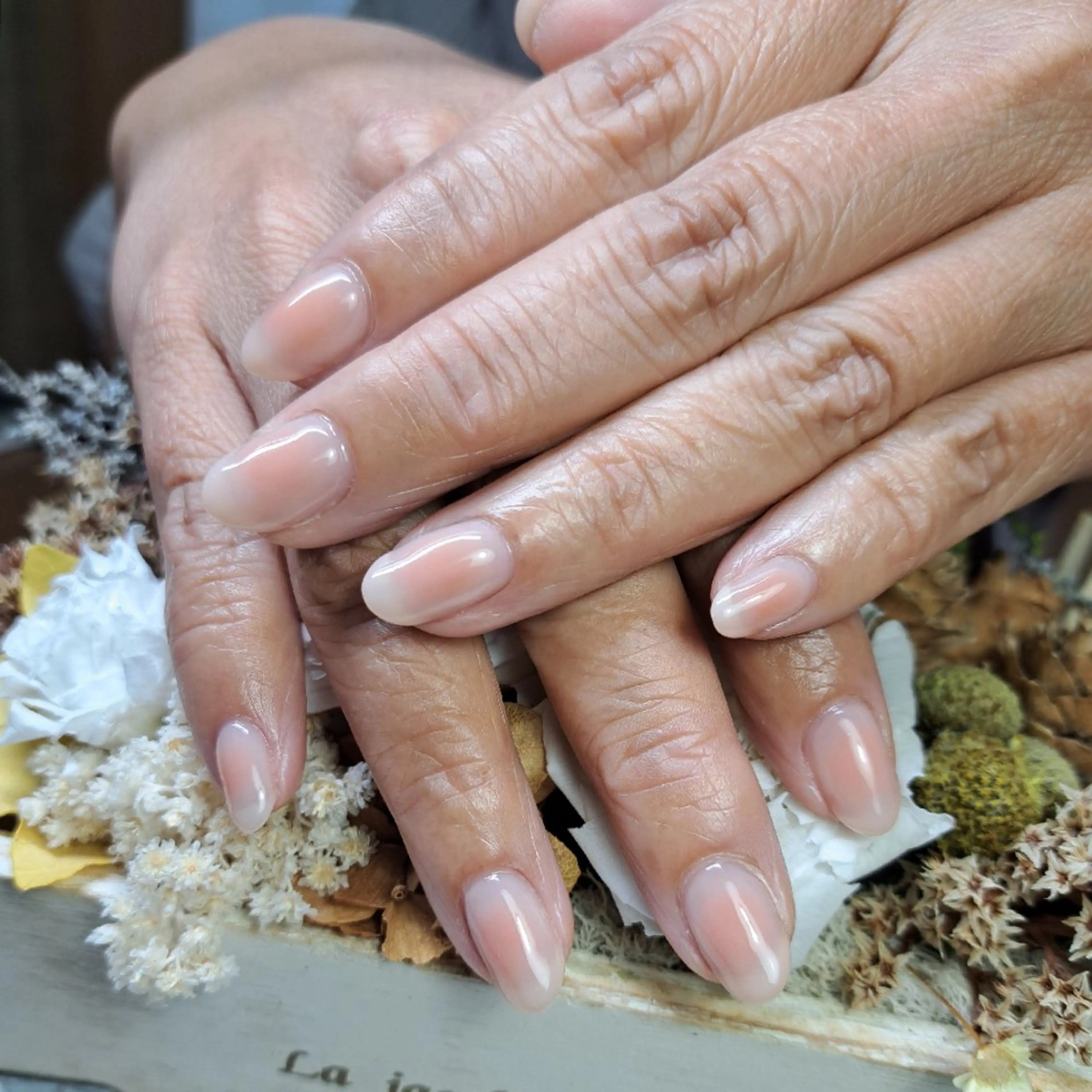 ネイル チークネイル シンプルネイル HAYASHI  Nのネイルデザイン